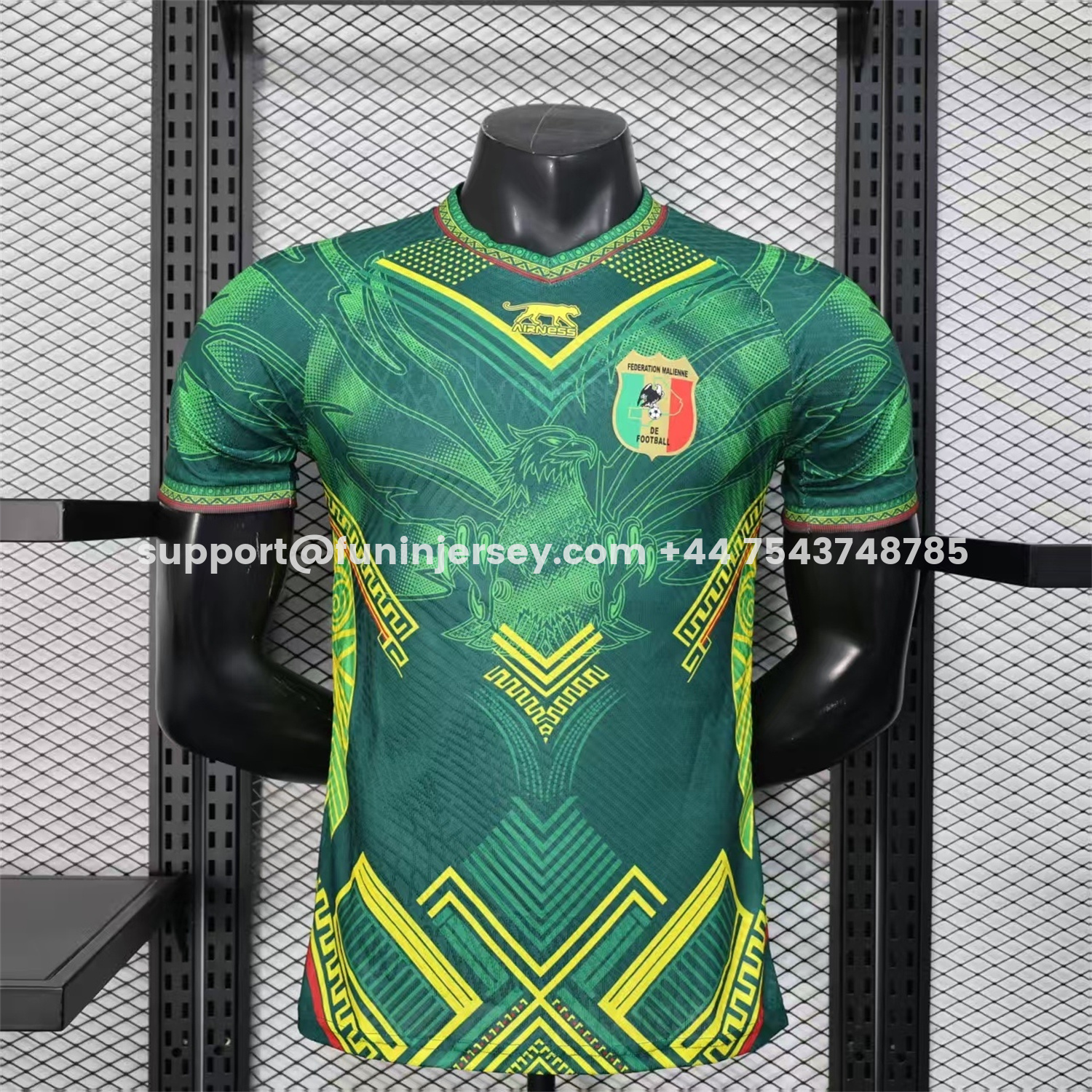 Funinjersey-Mali 2026 Eagle Green Jersey - Player Version