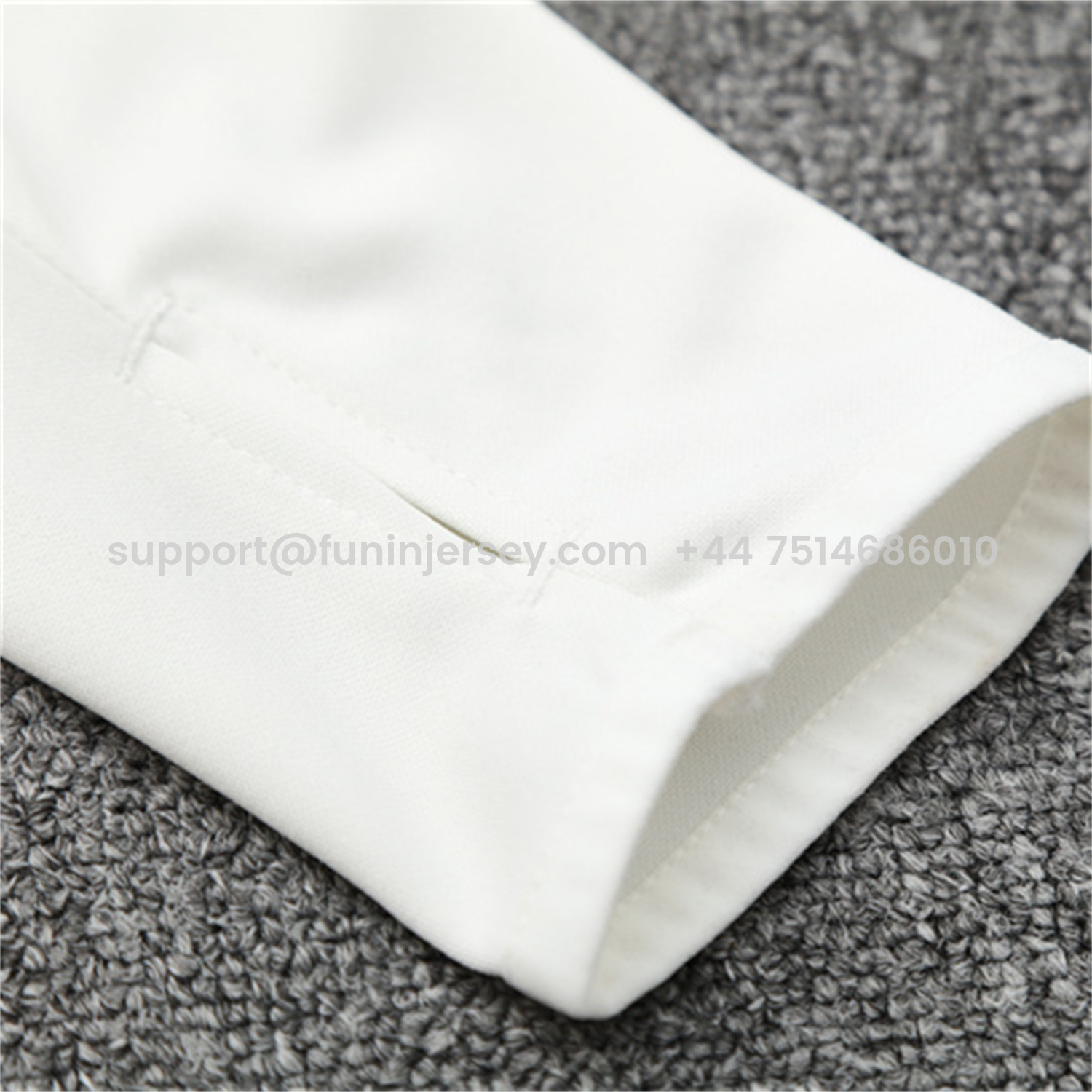 Funinjersey-Liver.pool 25-26 Long Sleeve Training Set - White Top & Black Pants