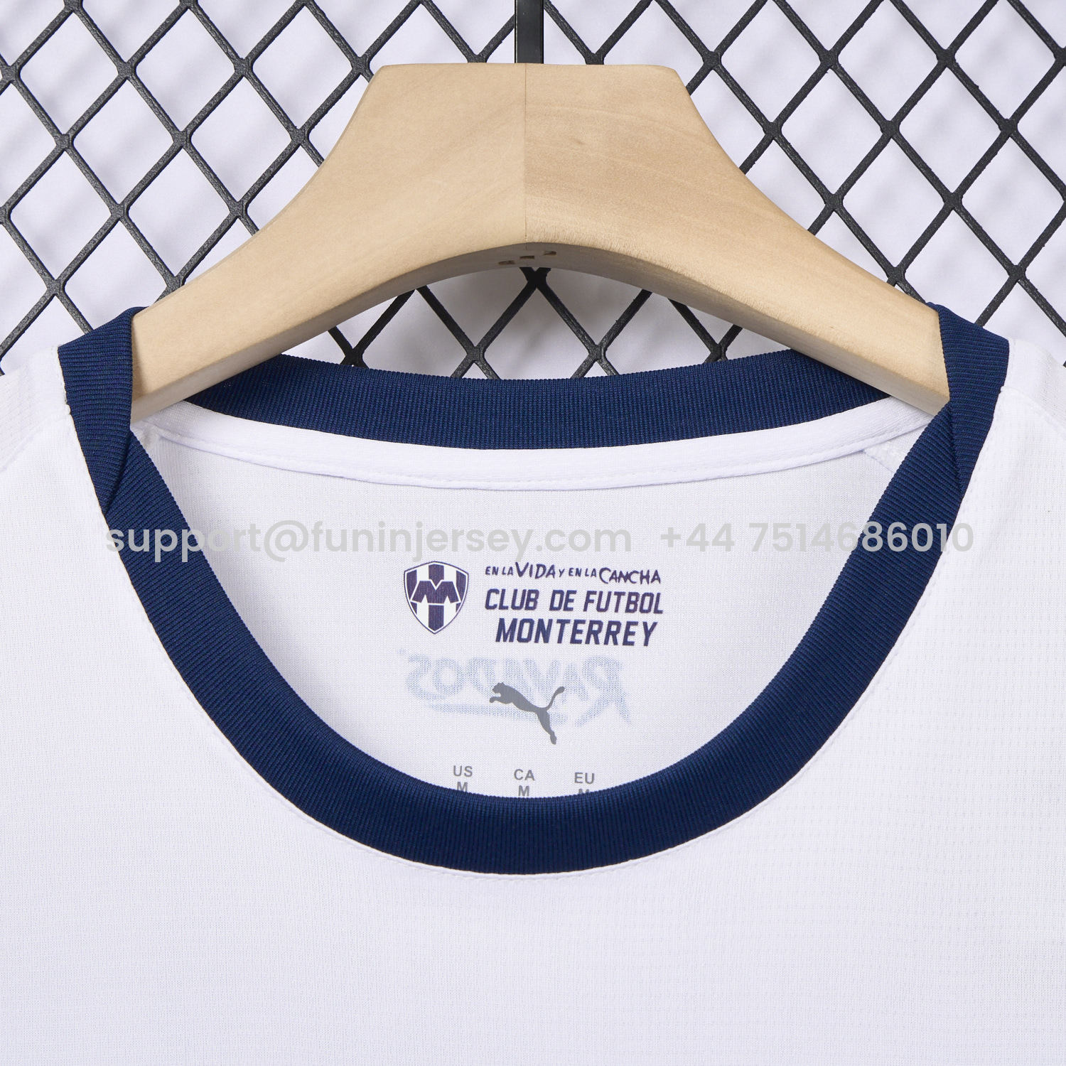 Funinjersey-Rayados Monterrey 25-26 Away White Jersey - Fans Version