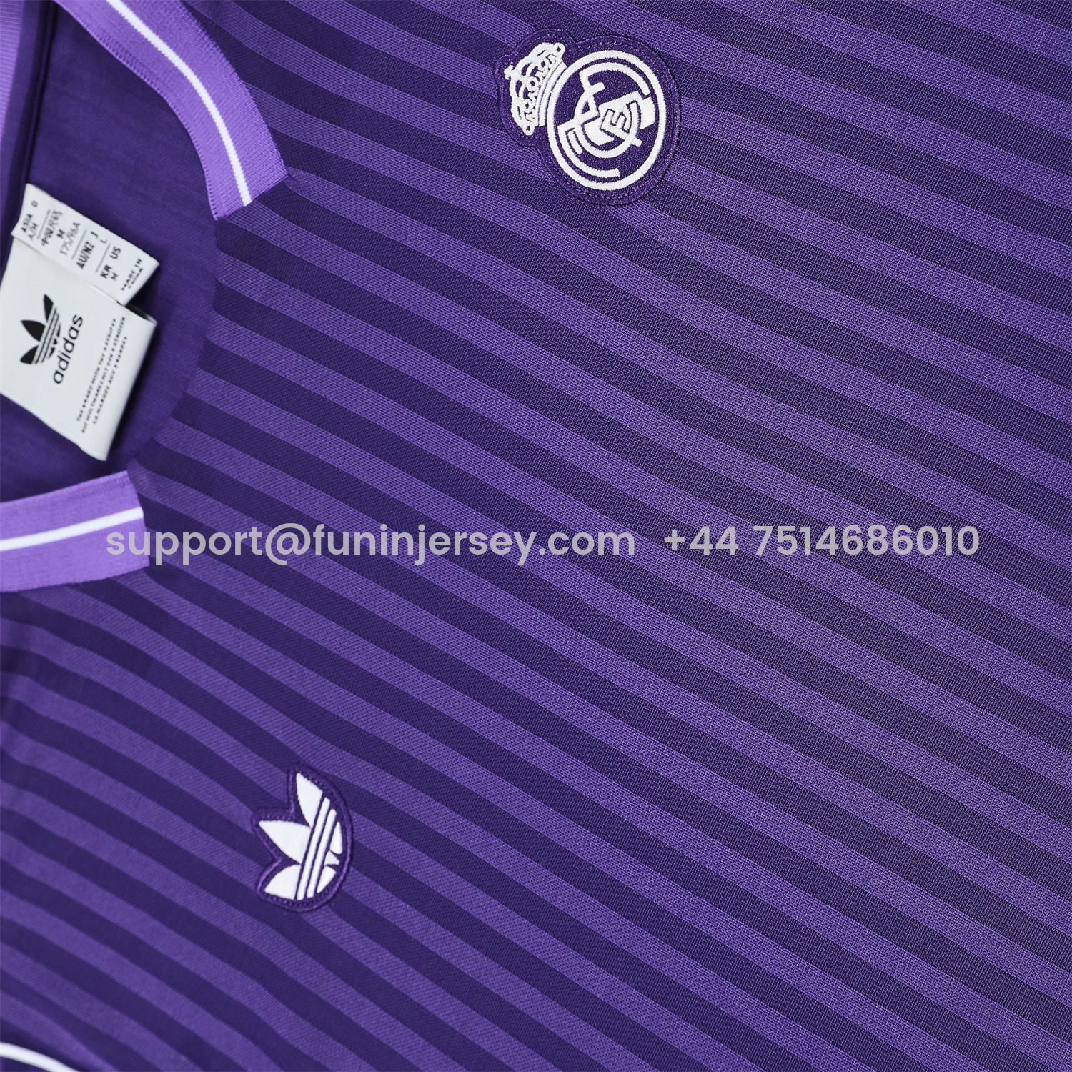 Funinjersey-Real Madrid 25-26 Short-Sleeve Training Set - Pure Purple Top & Purple Shorts