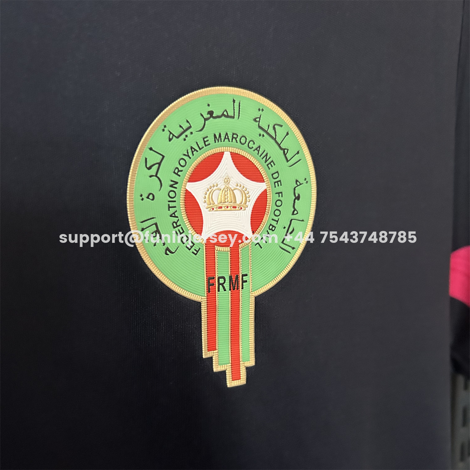 Funinjersey-Morocco 25-26 Black Pink Training Jersey - Fans Version
