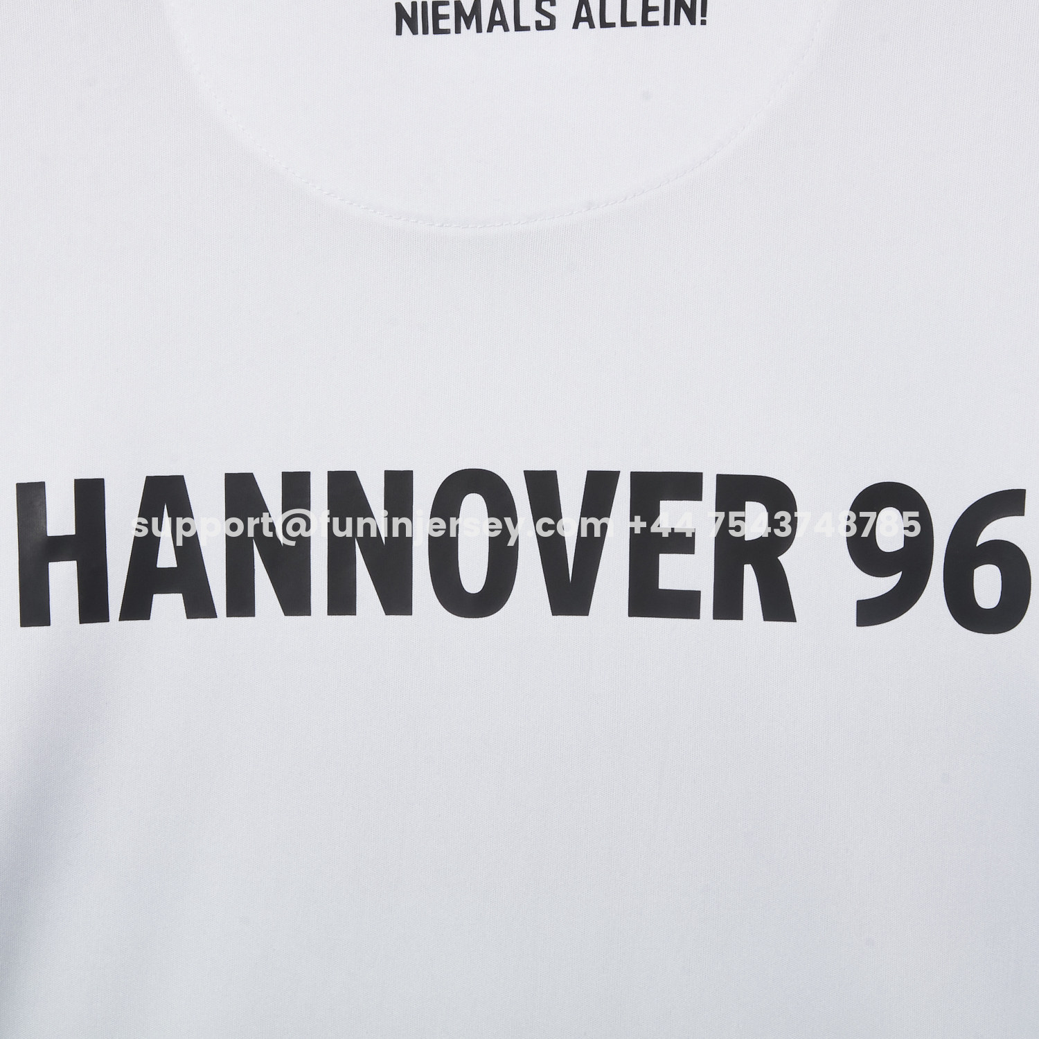Funinjersey-Hannover 96 25-26 Third White Jersey - Fans Version