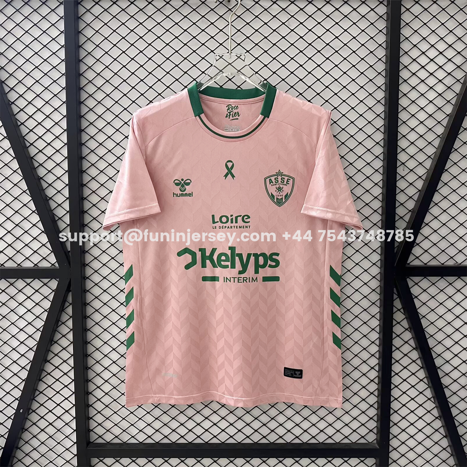 Funinjersey-AS Saint-Etienne 25-26 Pink October Goalkeeper Jersey - Fans Version