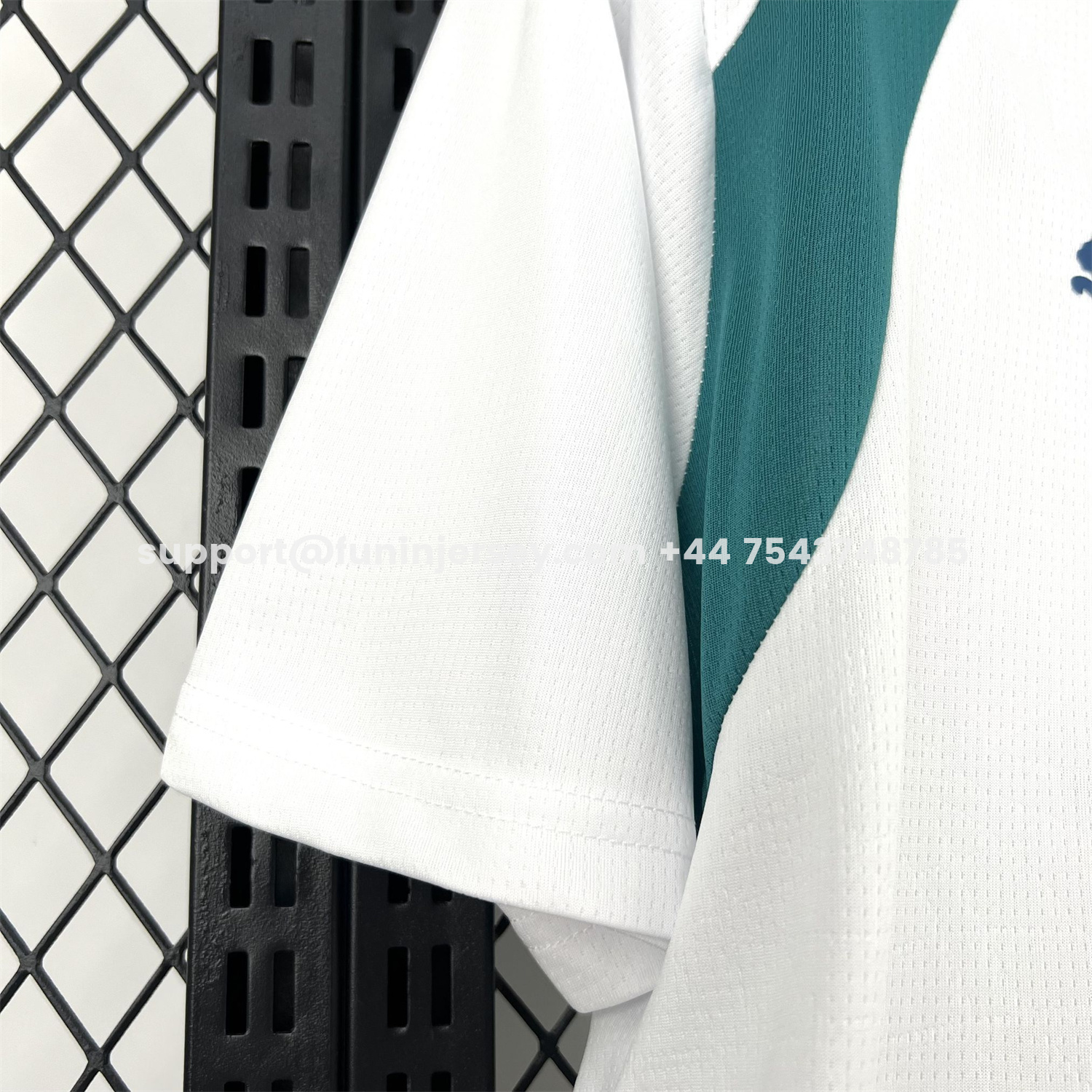 Funinjersey-Portugal 2026 Pre-Match White With Red And Green Jersey - Fans Version