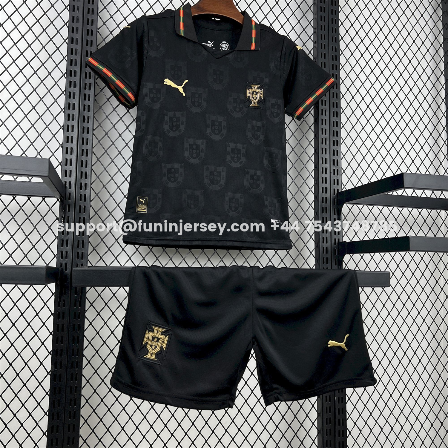 Funinjersey-Portugal 2026 Away Kids Kit