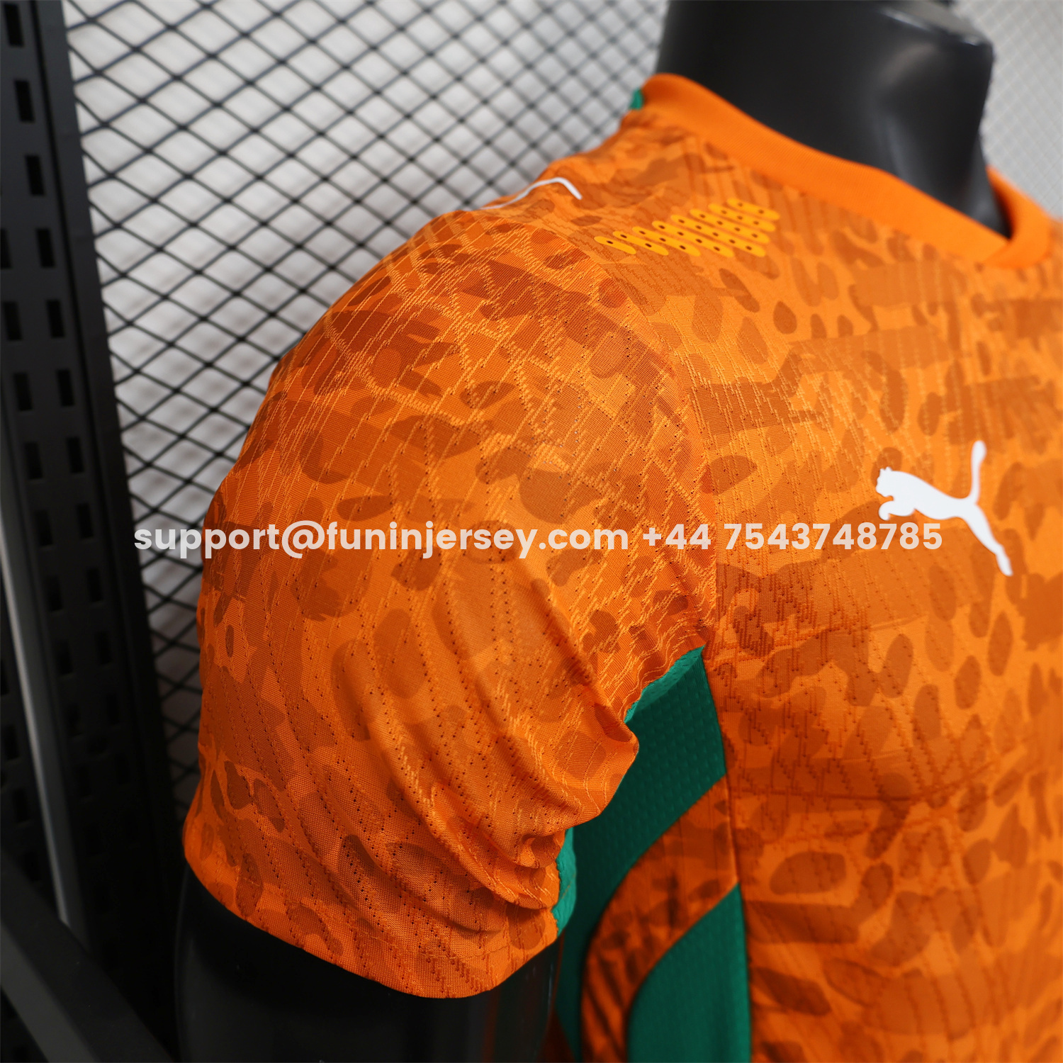 Funinjersey-Ivory Coast 2026 Home Orange Jersey - Player Version