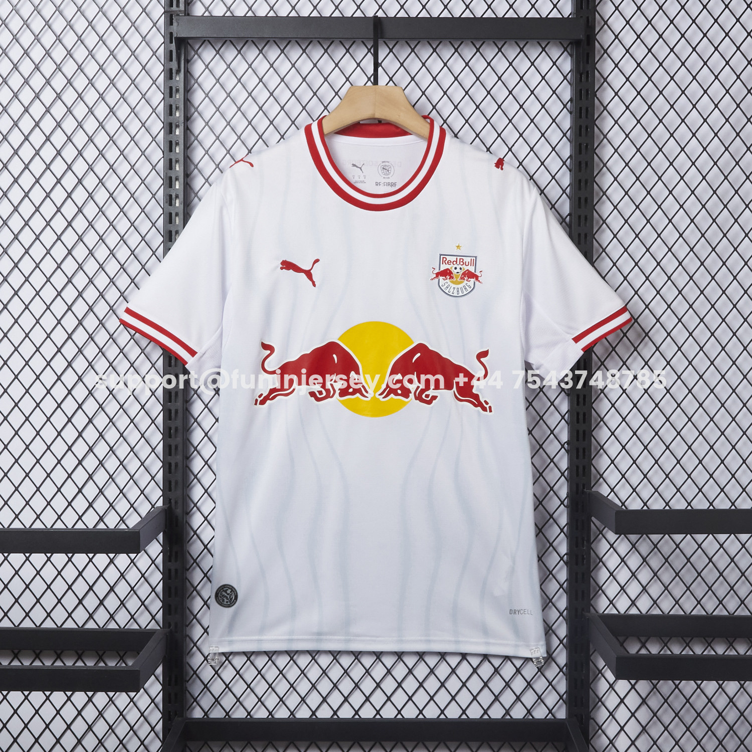 Funinjersey-Red Bull Salzburg 26-27 Home Jersey - Fans Version