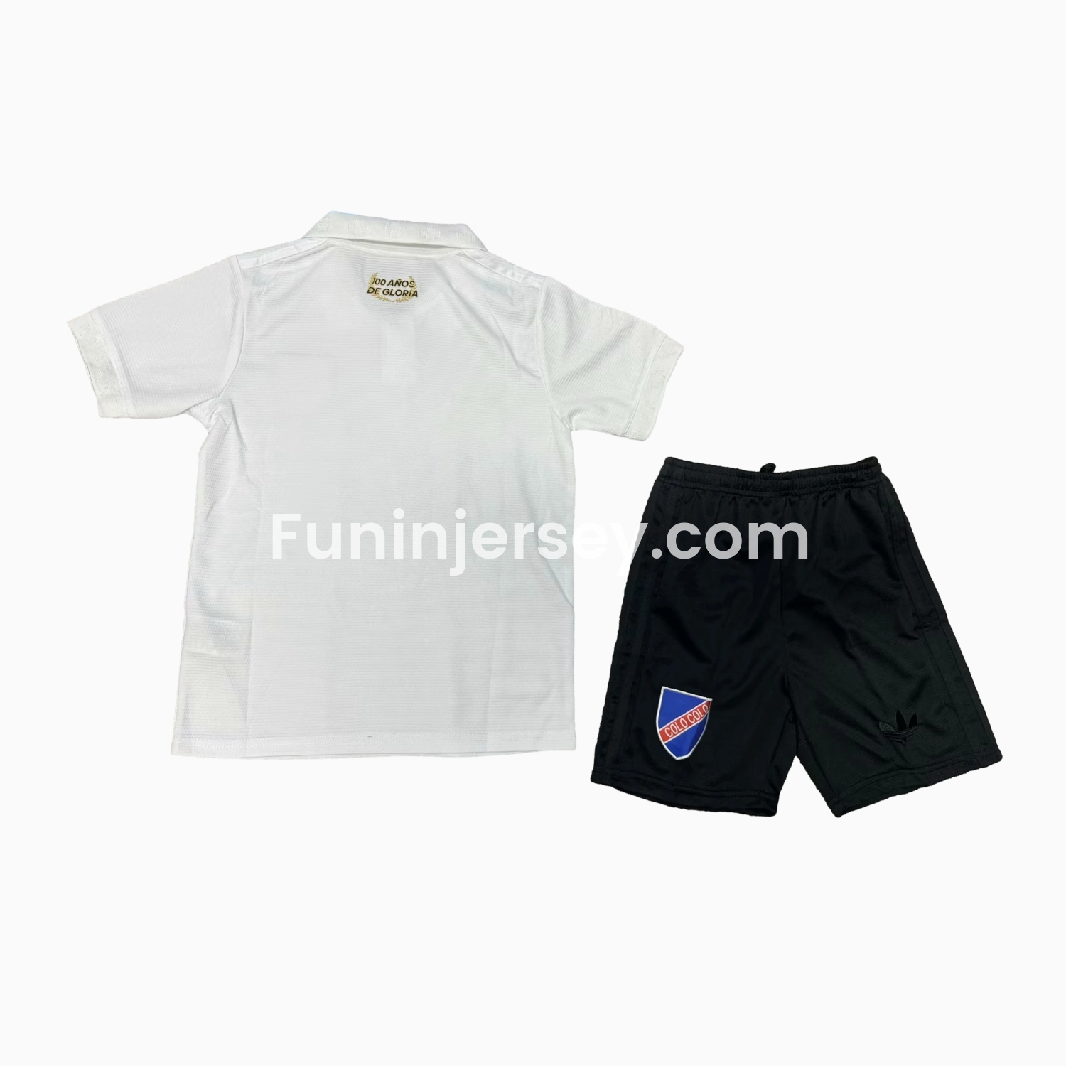 Funinjersey-Colo Colo 2025 Centenary Special Edition Unsponsored Kids Kit