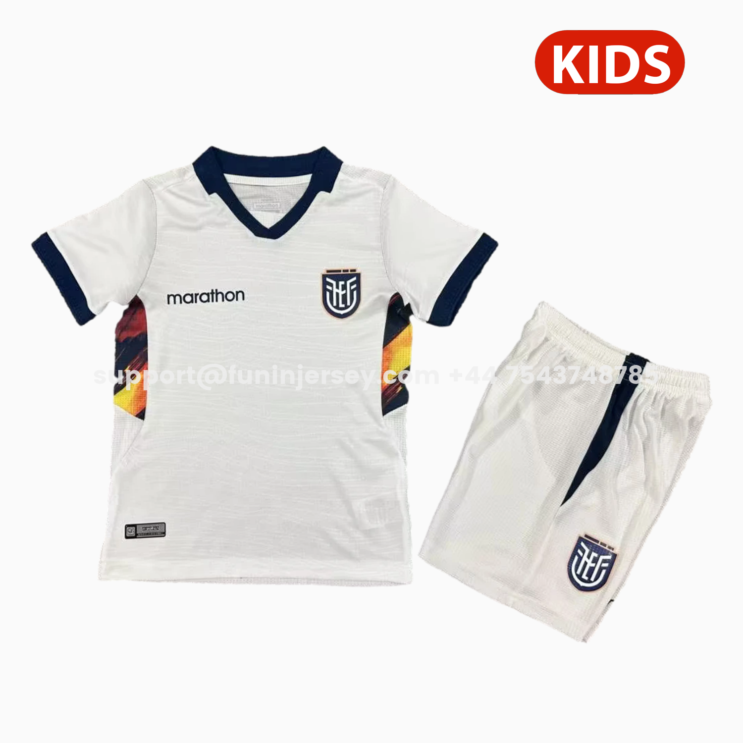 Funinjersey-Ecuador 2026 Third Kids Kit
