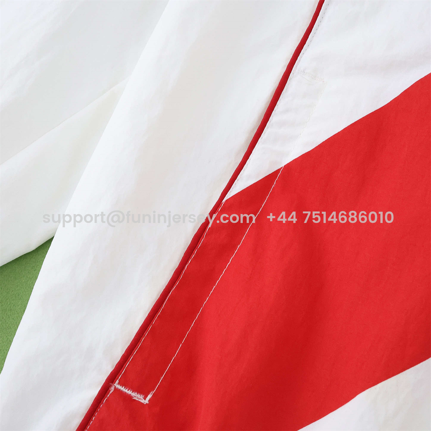 Funinjersey-River Plate 25-26 Throwback Windbreaker Jacket - White