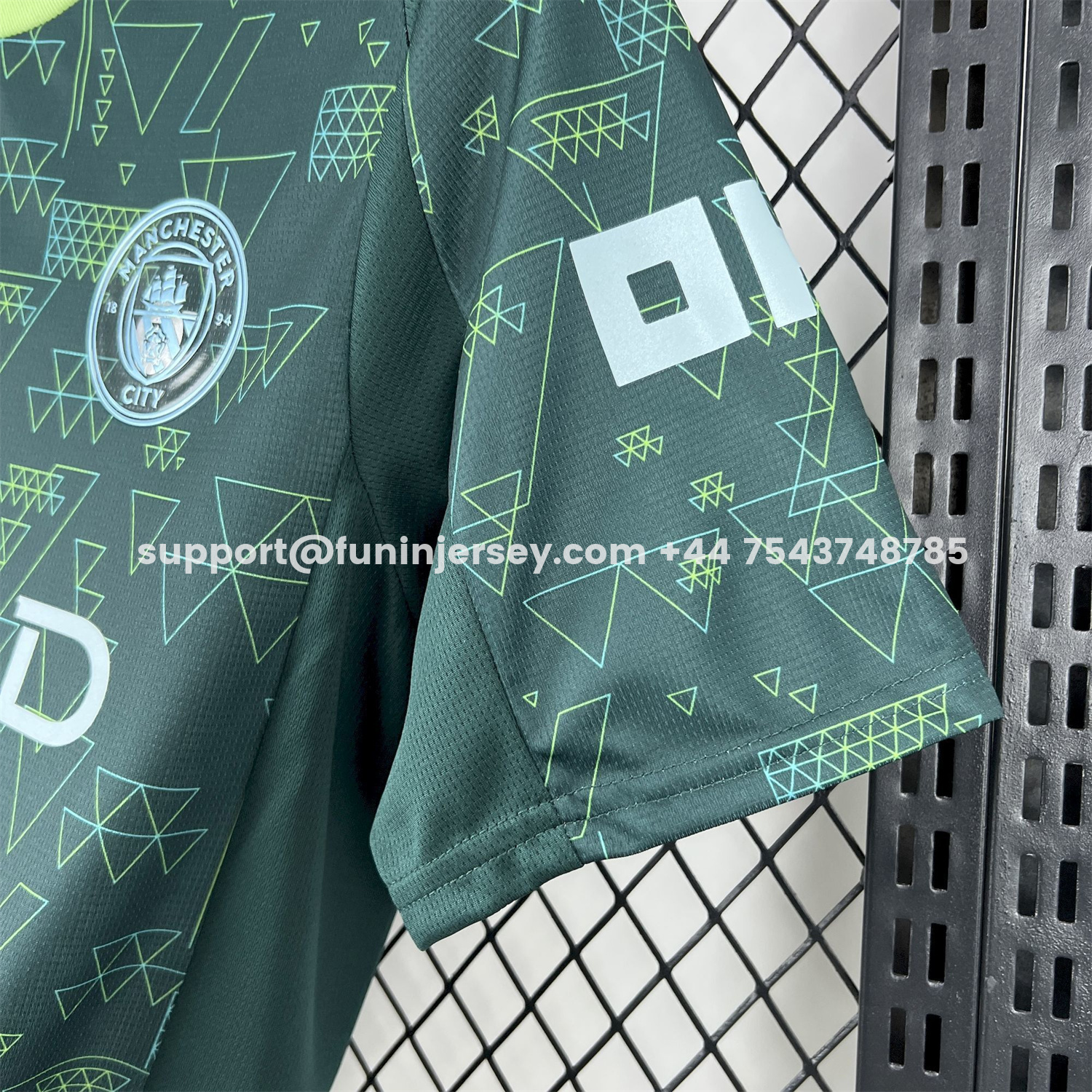 Funinjersey-Manchester City 25-26 Fourth Green Jersey - Fans Version