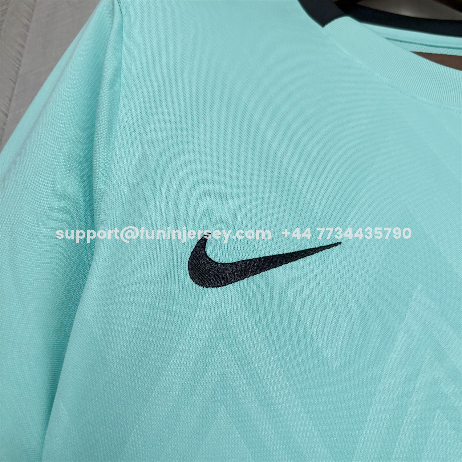Funinjersey-Sporting CP 25-26 Third Cyan Jersey - Fans Version