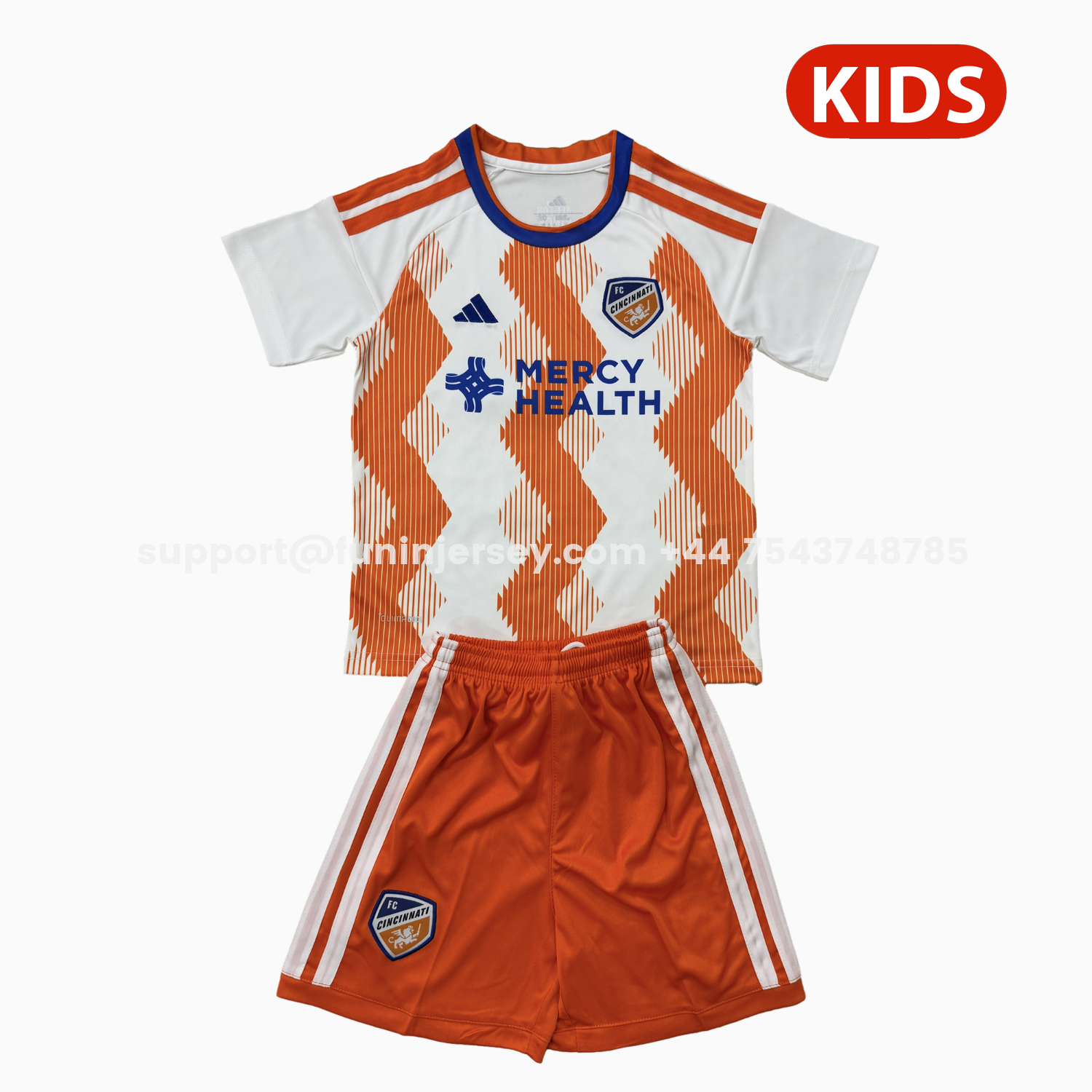 Funinjersey-Cincinnati 26-27 Away Kids Kit