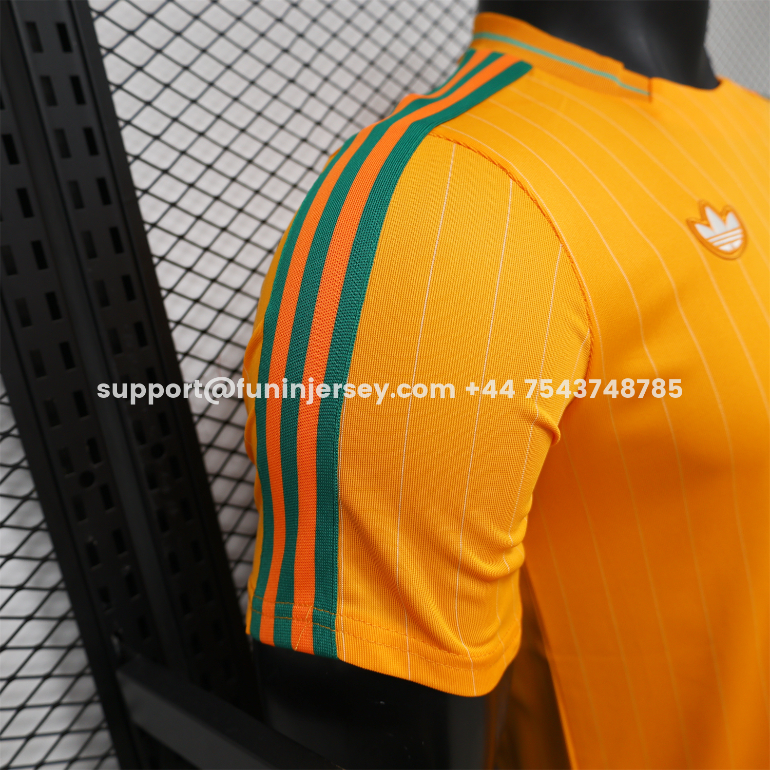Funinjersey-Ivory Coast 2026 Terrace Icon Retro Casual Style Orange Jersey - Player Version