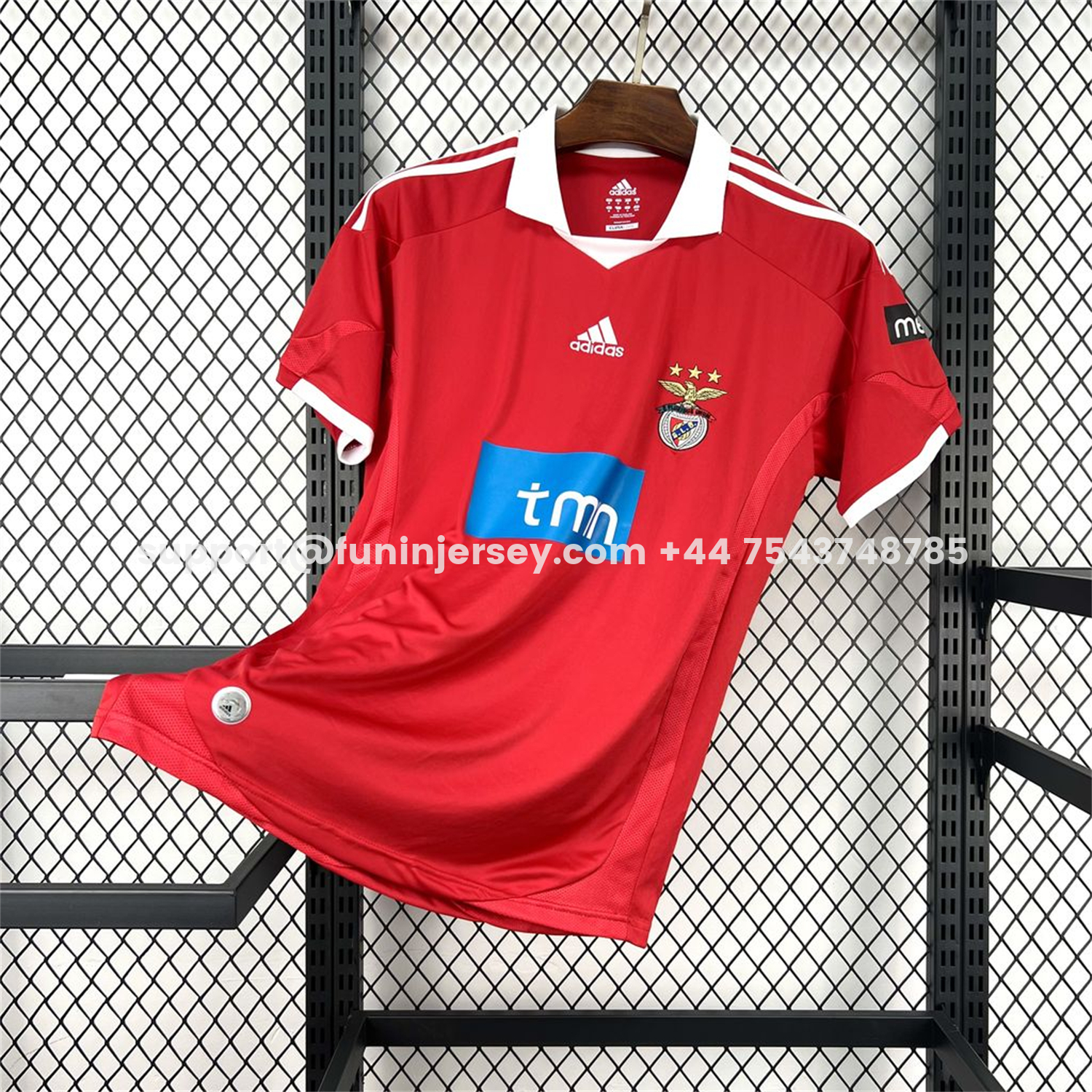 Funinjersey-Retro Benfica 2009-10 Home Jersey