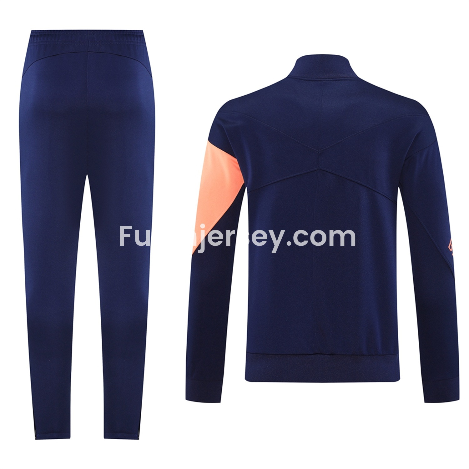 Funinjersey-Barcelona 25-26 Jacket Training Tracksuit - Royal Blue top & Royal Blue Pants