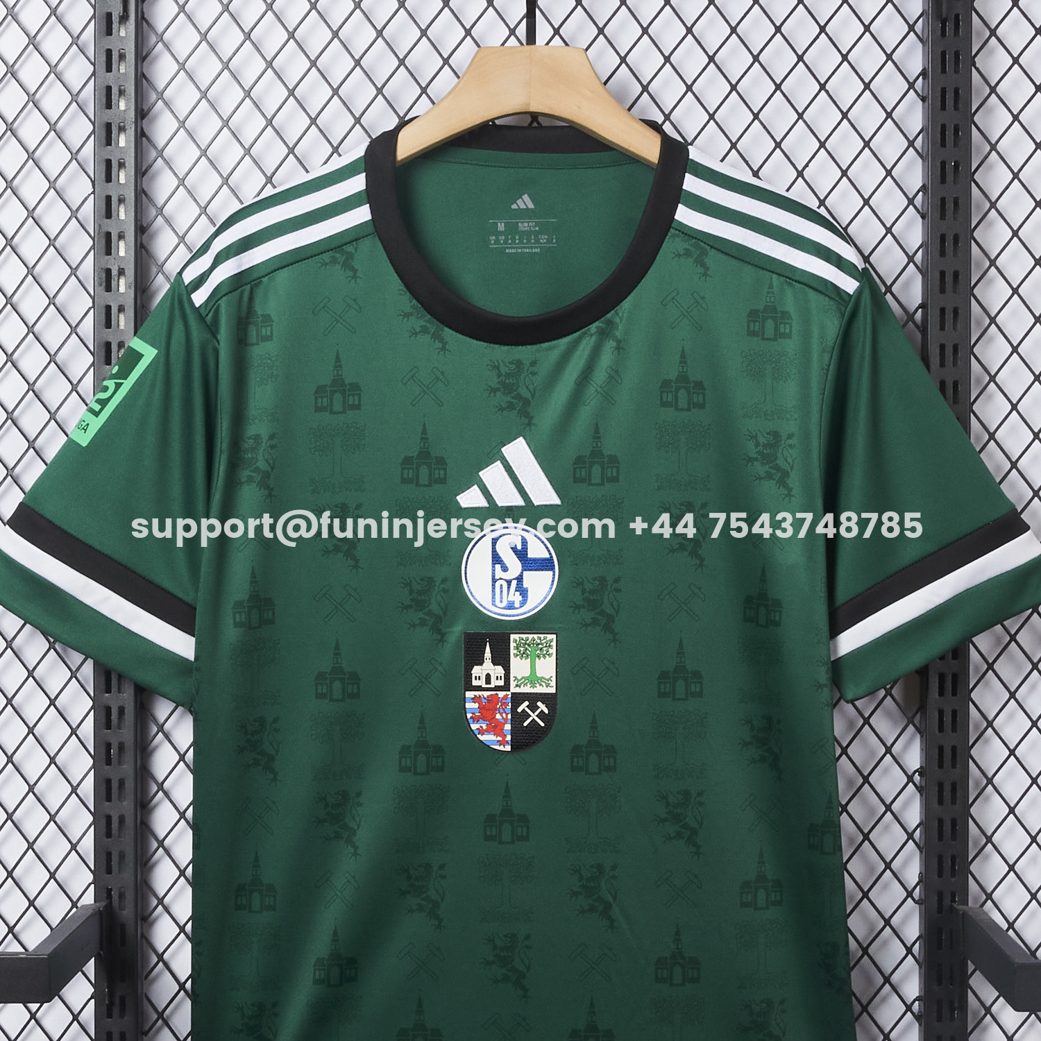 Funinjersey-Schalke 04 25-26 150 Years of Gelsenkirchen Special Jersey - Fans Version