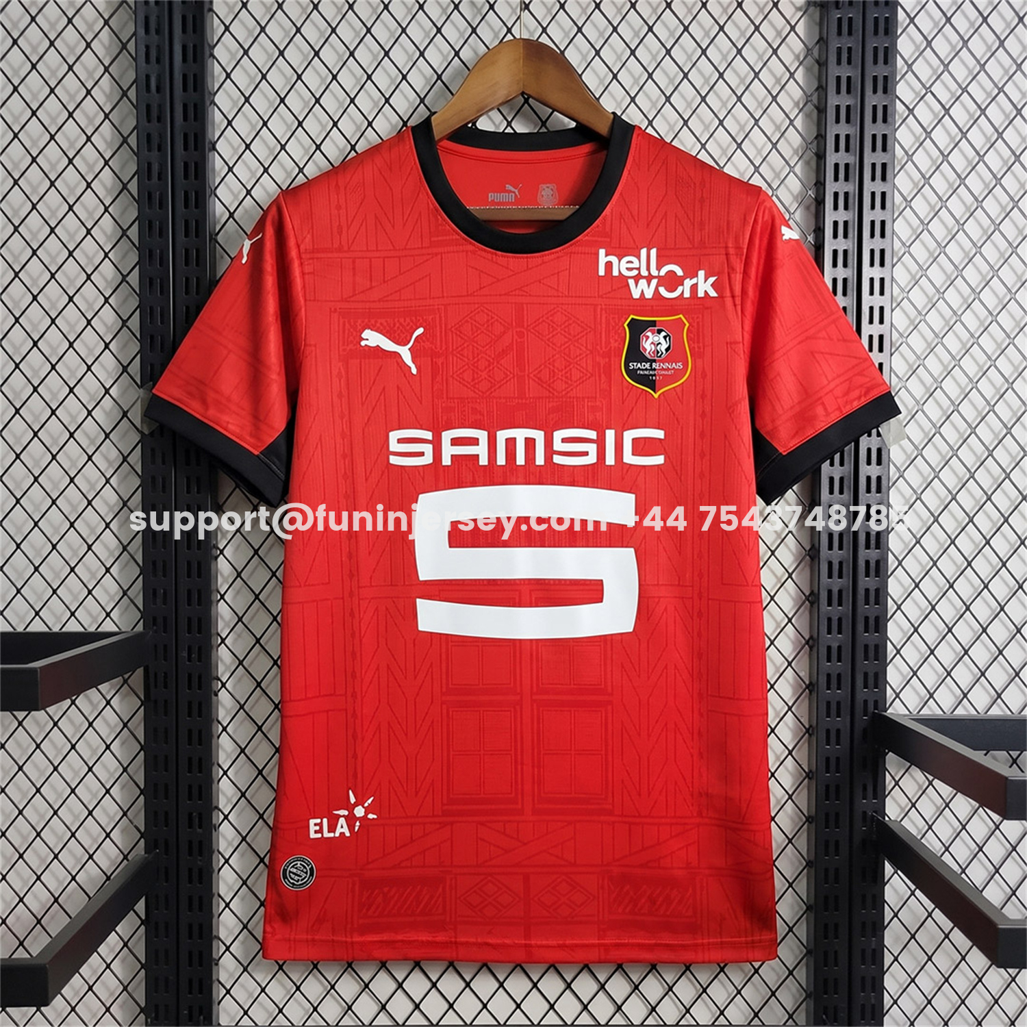 Funinjersey-Stade Rennais 26-27 Home Jersey - Fans Version