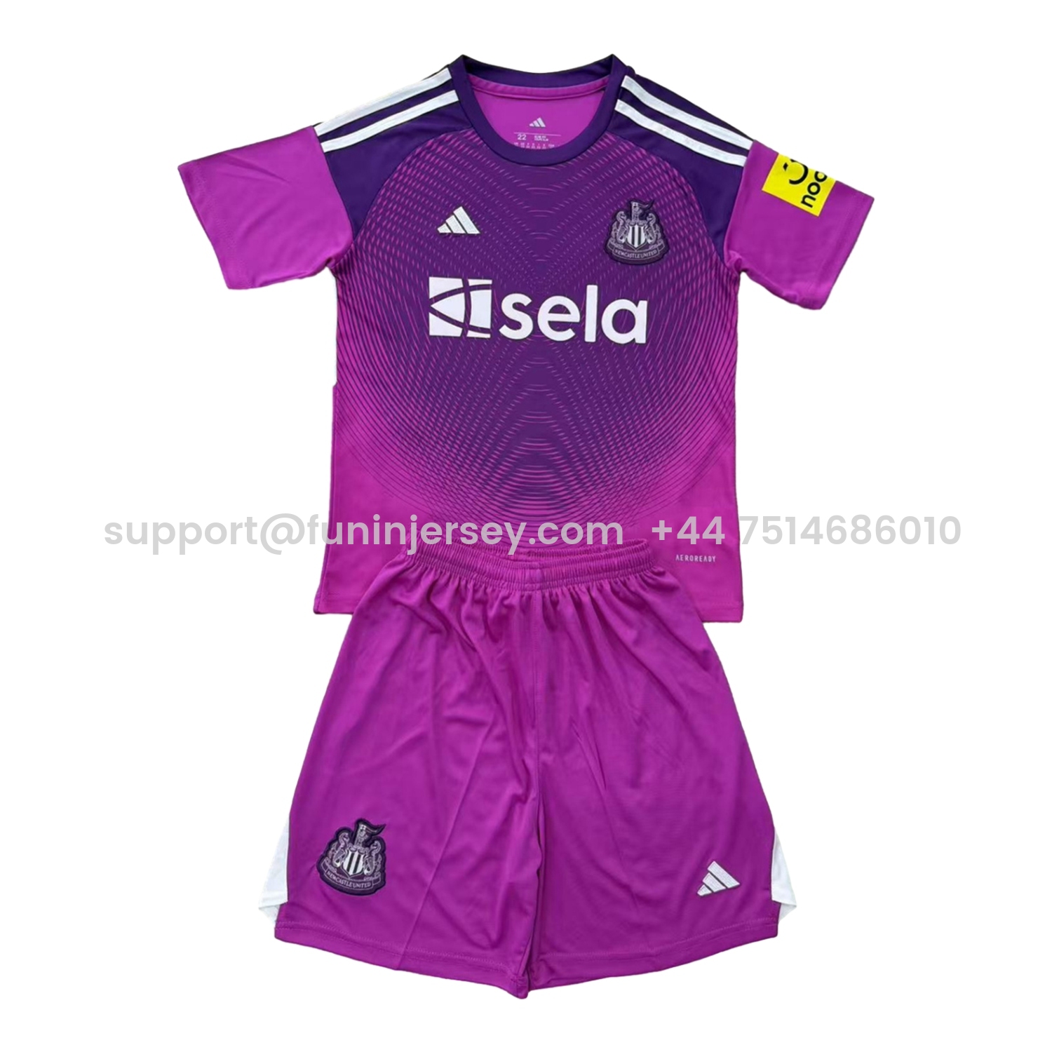 Funinjersey-Newcastle United 25-26 Purple Goalkeeper Men's Adult Jersey Set - Fans Version