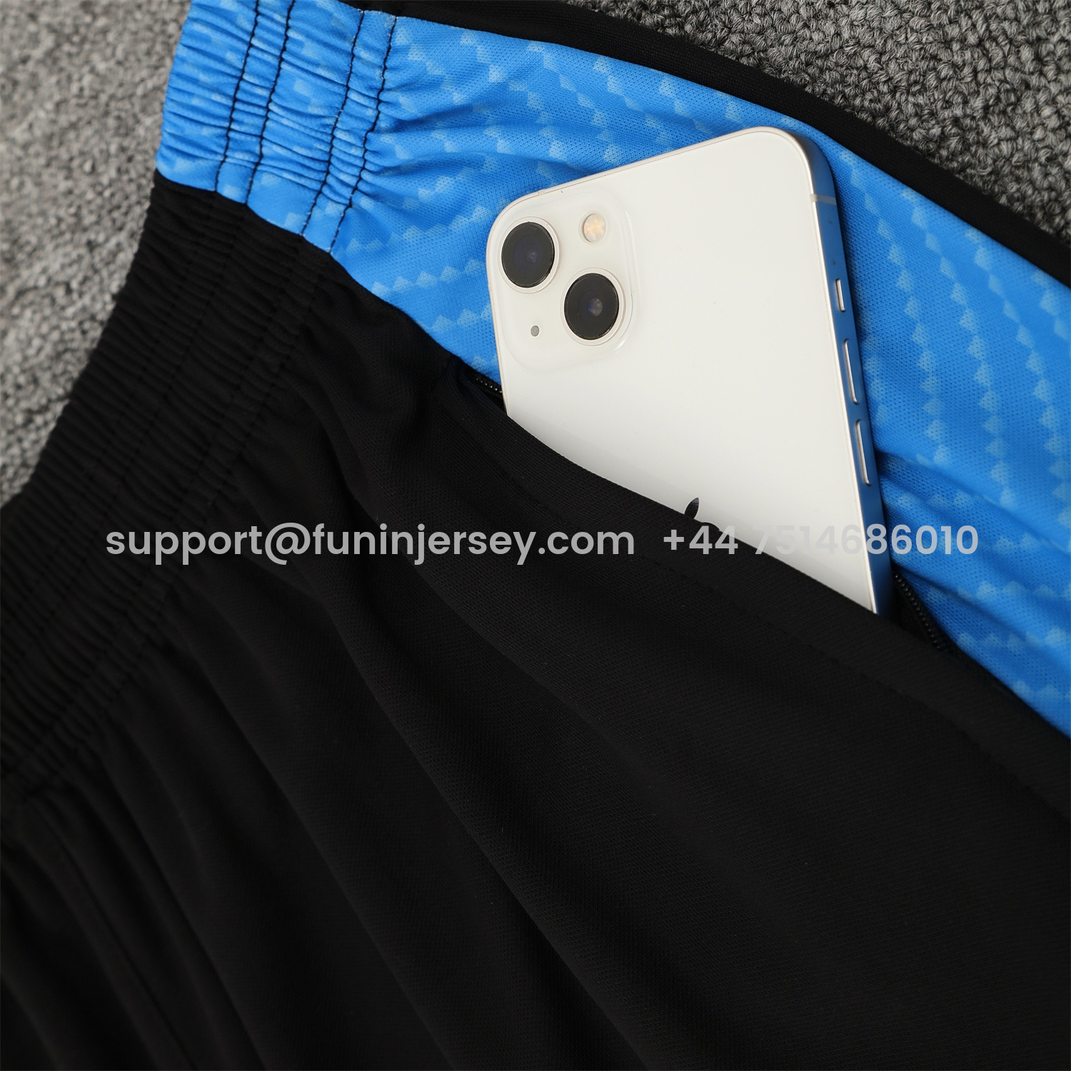 Funinjersey-Napoli 25-26 Vest Training Set - Black Mecha Vest & Black Shorts