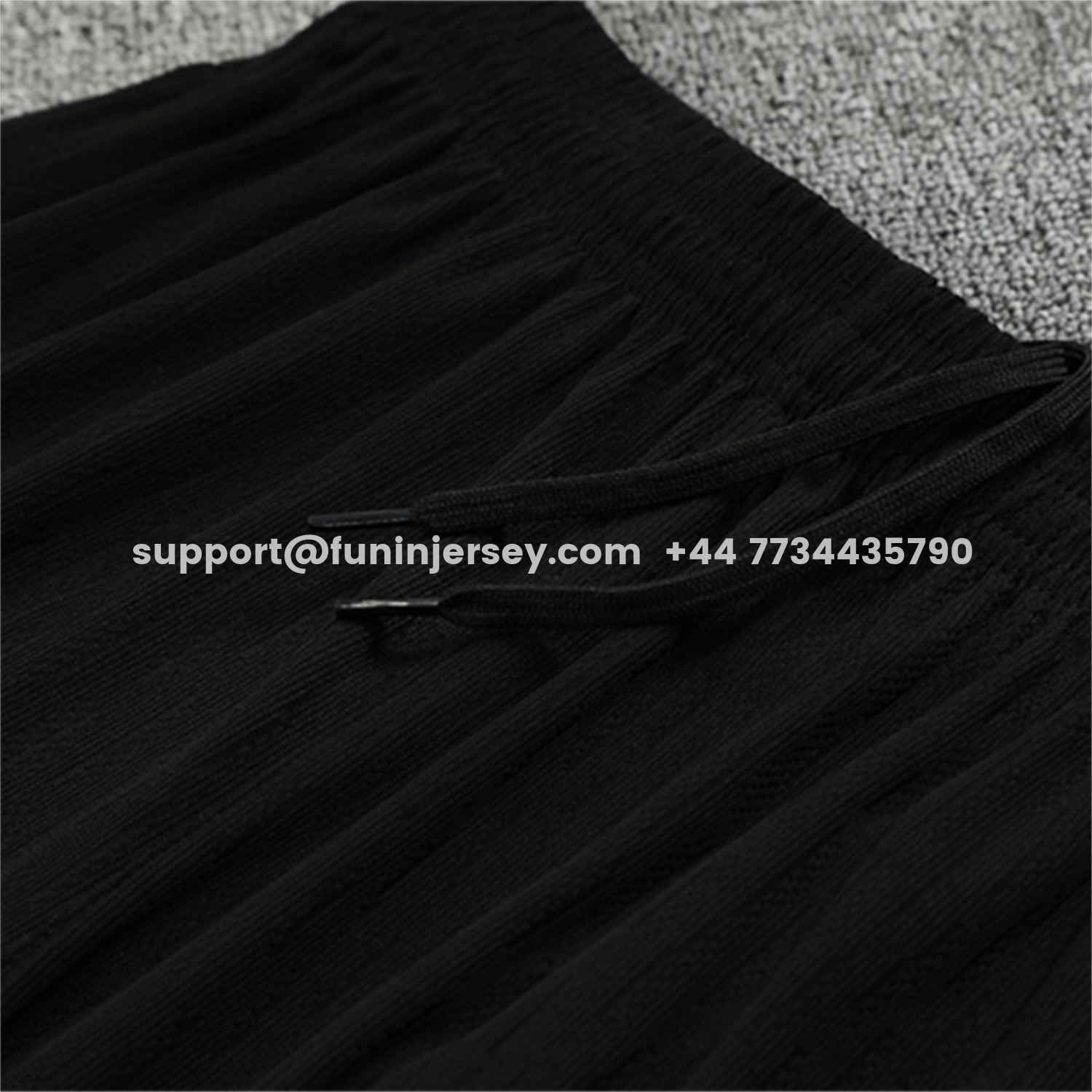 Funinjersey-Paris Saint-Germain PSG 25-26 Kids Long Sleeve Training Set - Player Version - Black Top and Black Pants