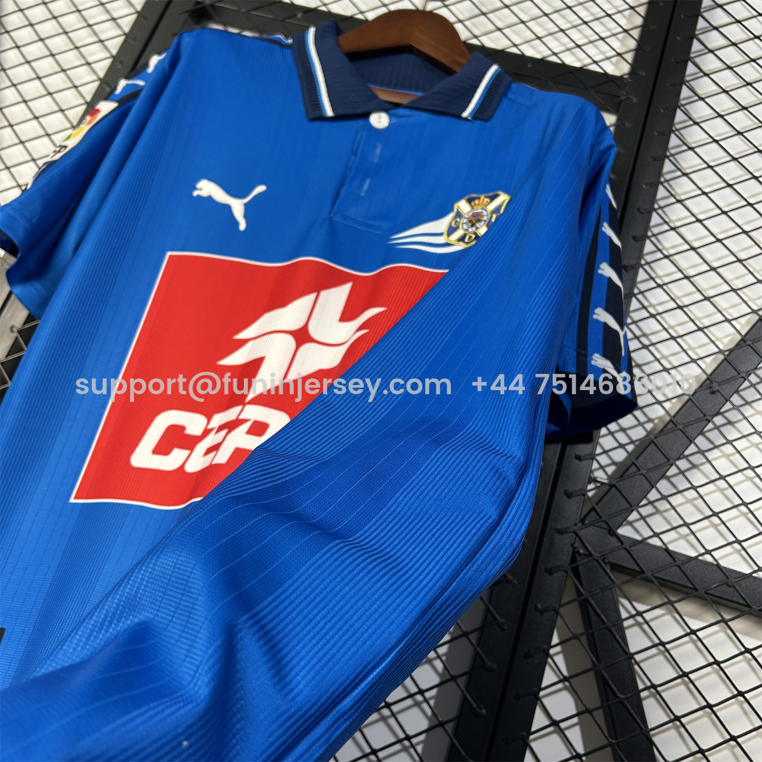 Funinjersey-Retro Tenerife 1998-99 75th Away Jersey