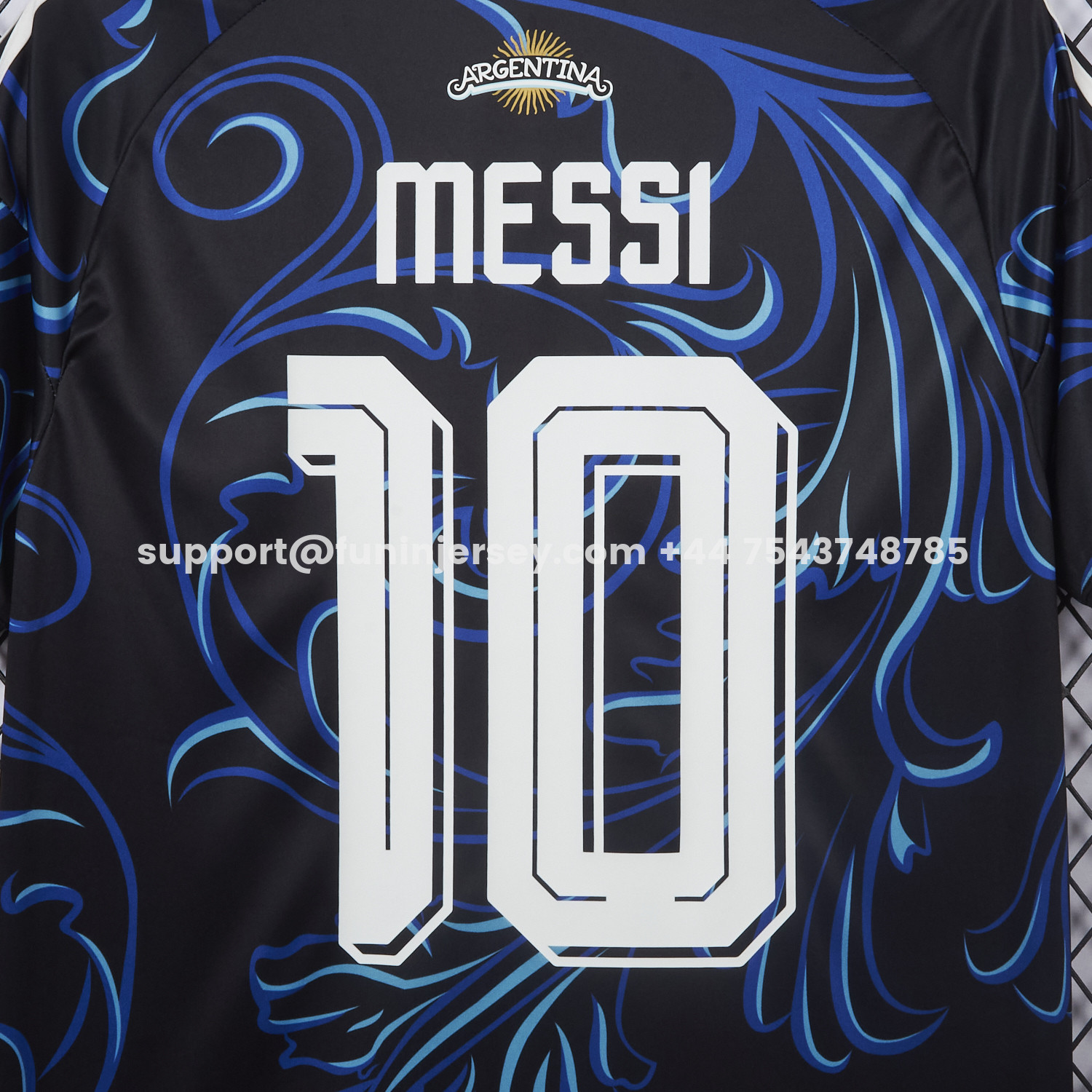 Funinjersey-Argentina 2026 Away Deep Blue Jersey - Fans Version
