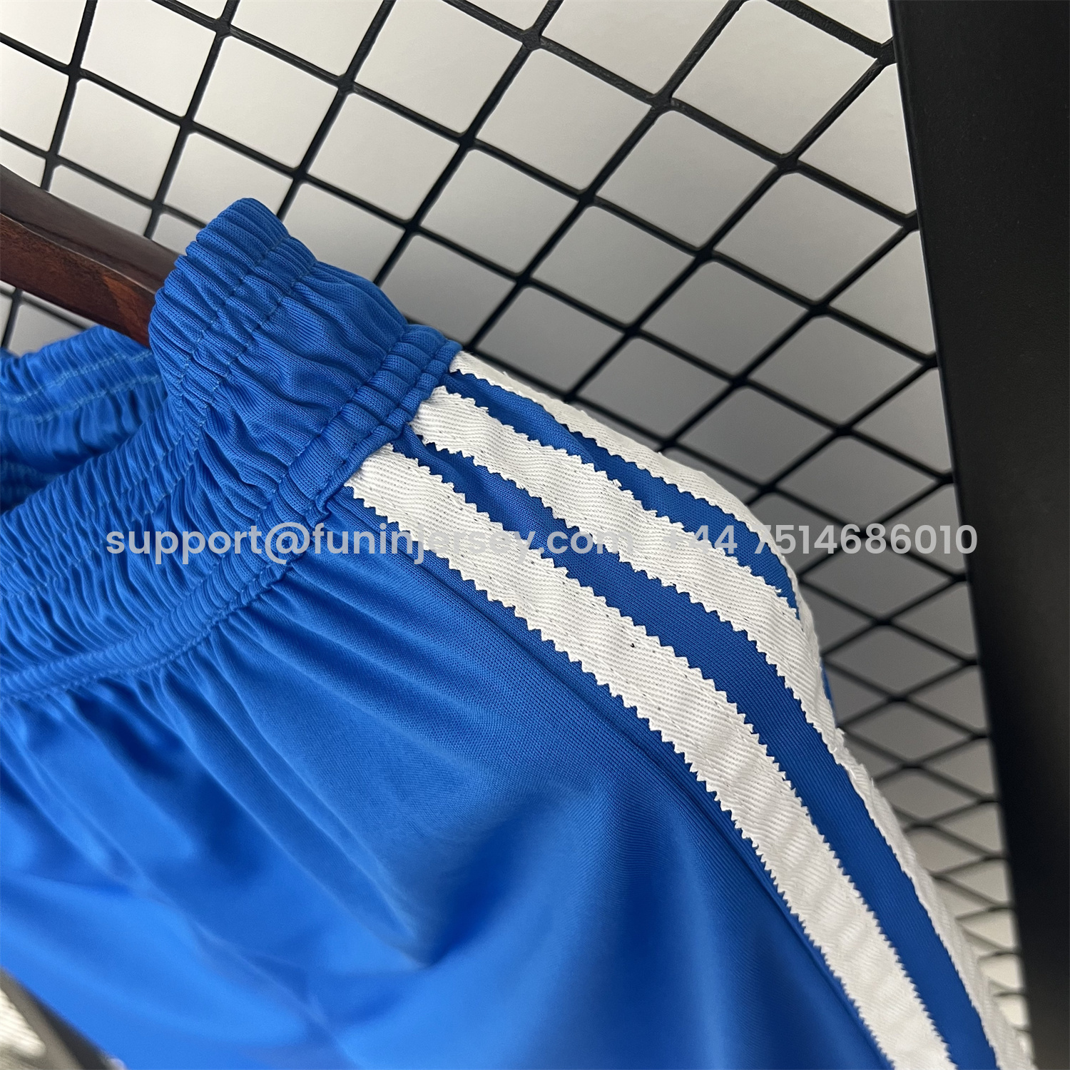 Funinjersey-Real Madrid 25-26 Third Blue Shorts - Fans Version