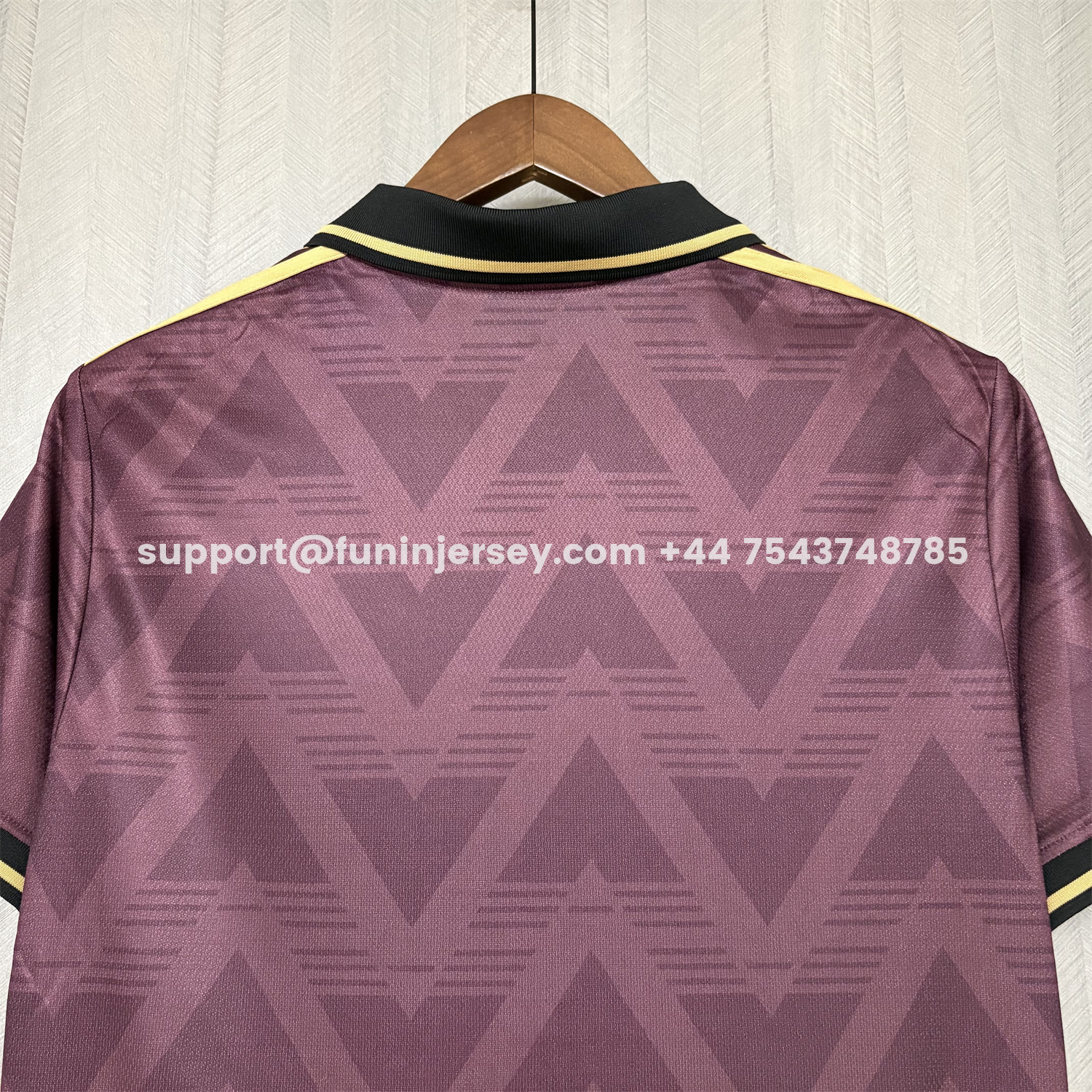 Funinjersey-Arsenal 26-27 Yellow Sponsors Wine Red Special Jersey - Fans Version