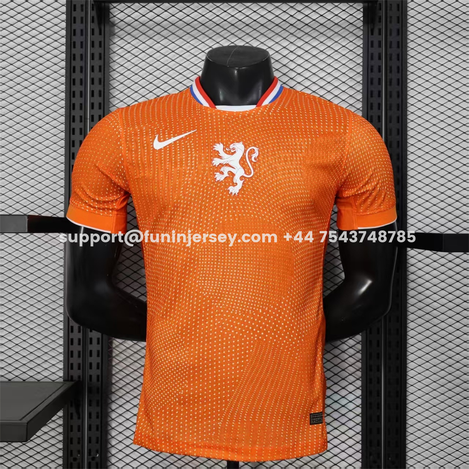 Funinjersey-Netherlands 2025-26 Orange Special Jersey - Player Version
