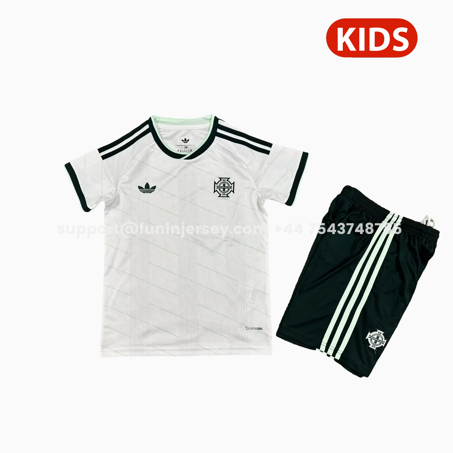 Funinjersey-Northern Ireland 2026 Away Kids Kit