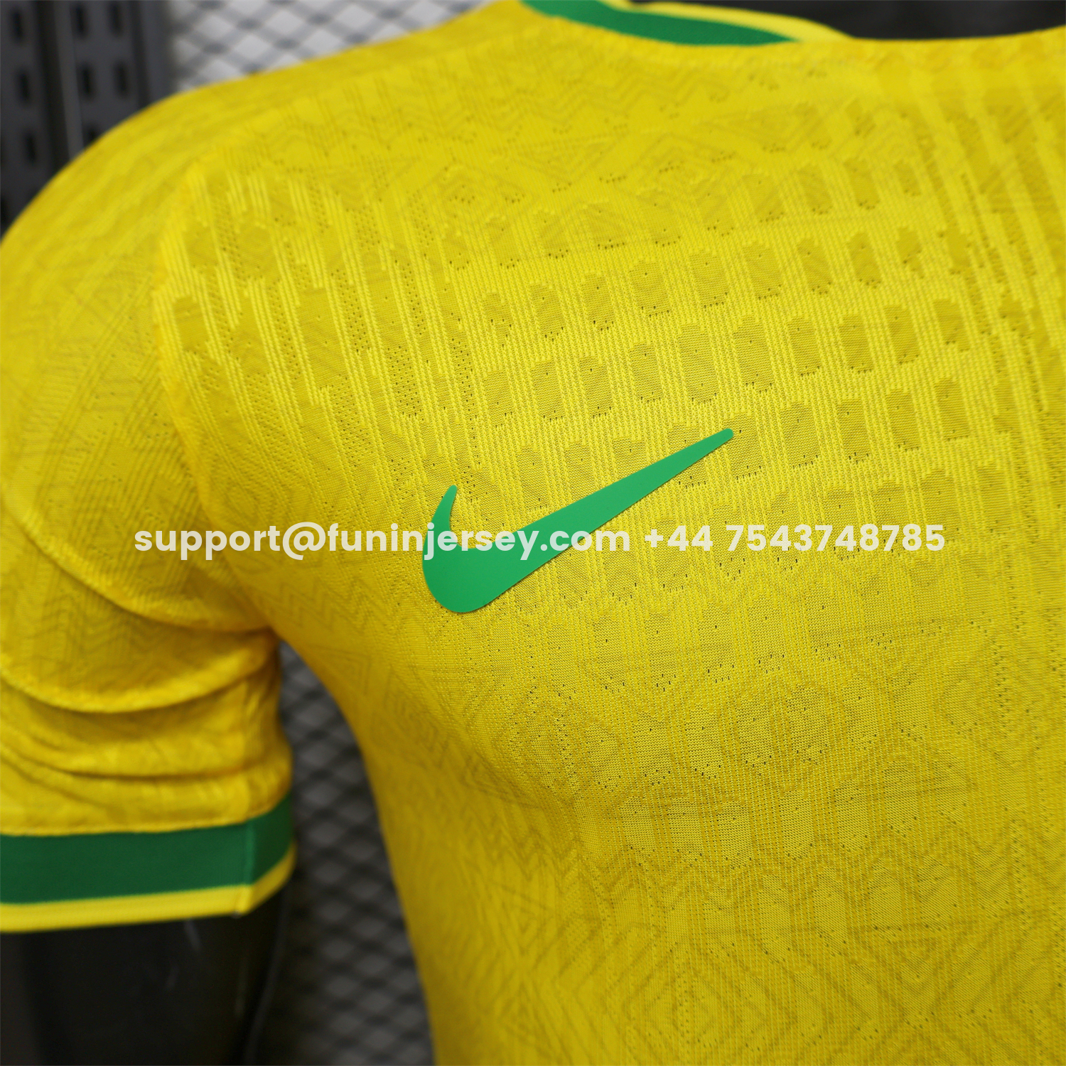 Funinjersey-Brazil 2026 Green Edge Yellow Special Jersey - Player Version