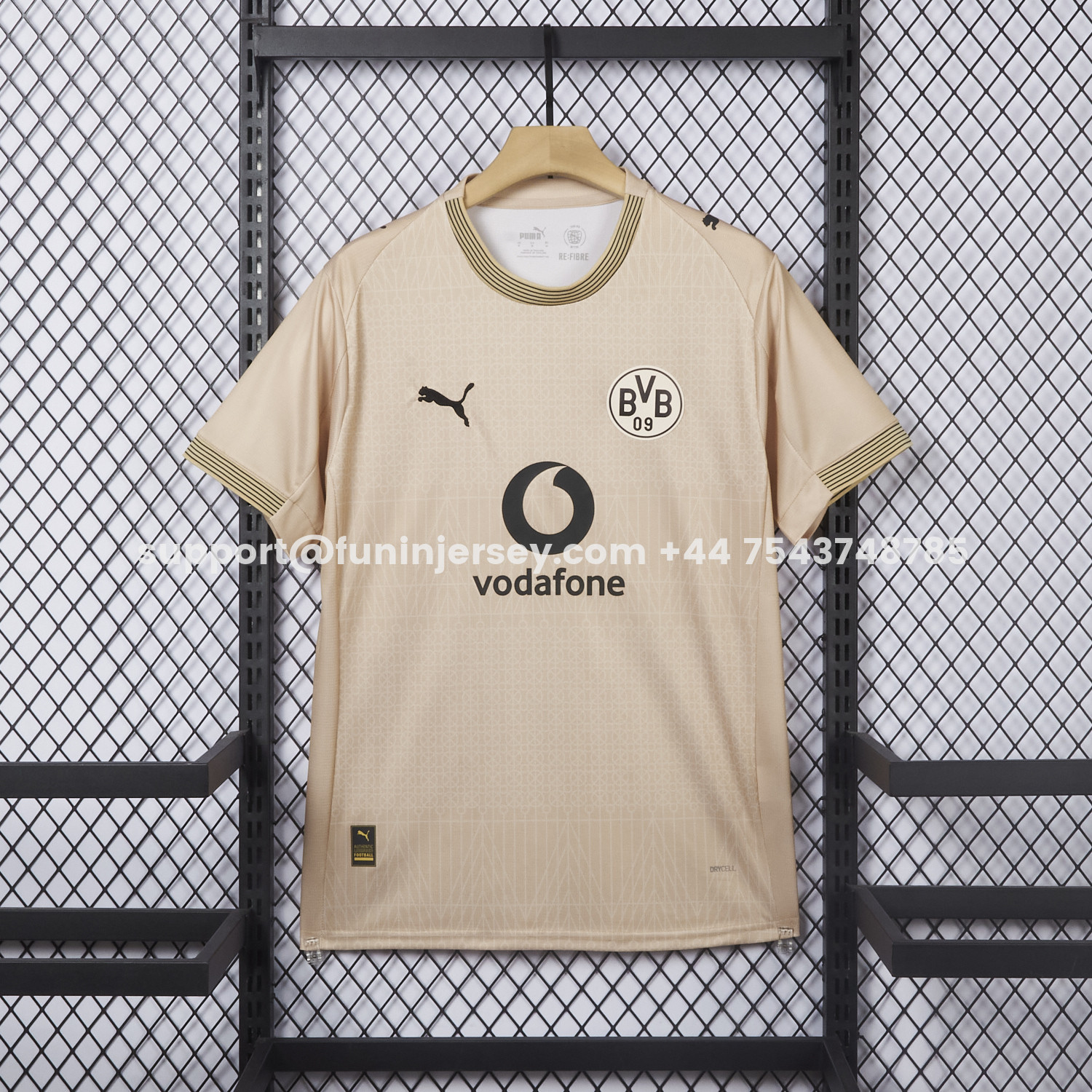 Funinjersey-Dortmund 25-26 “100 JAHRE STADION ROTE ERDE” Beige Goalkeeper Special Jersey - Fans Version