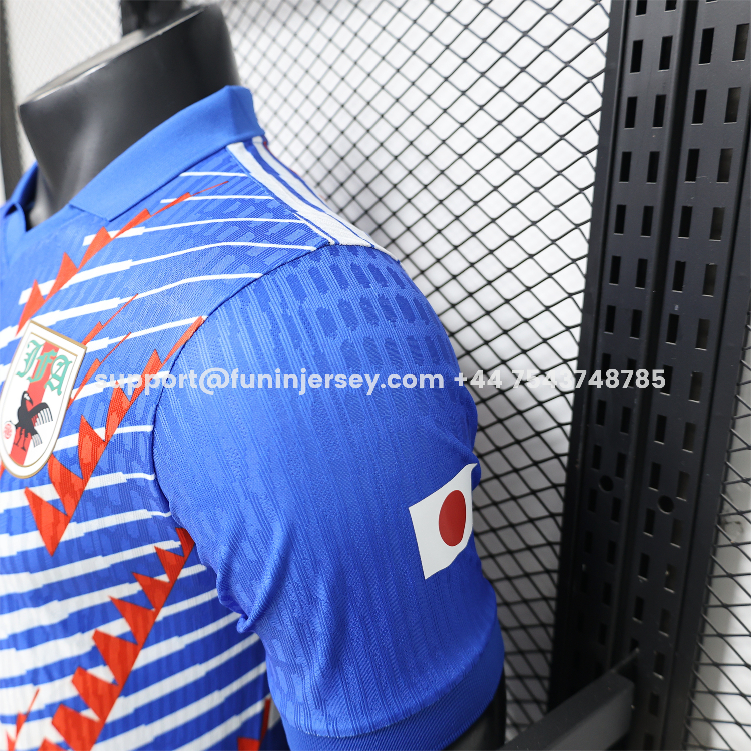 Funinjersey-Japan 2026 Red-White Stripes Blue Special Jersey - Player Version