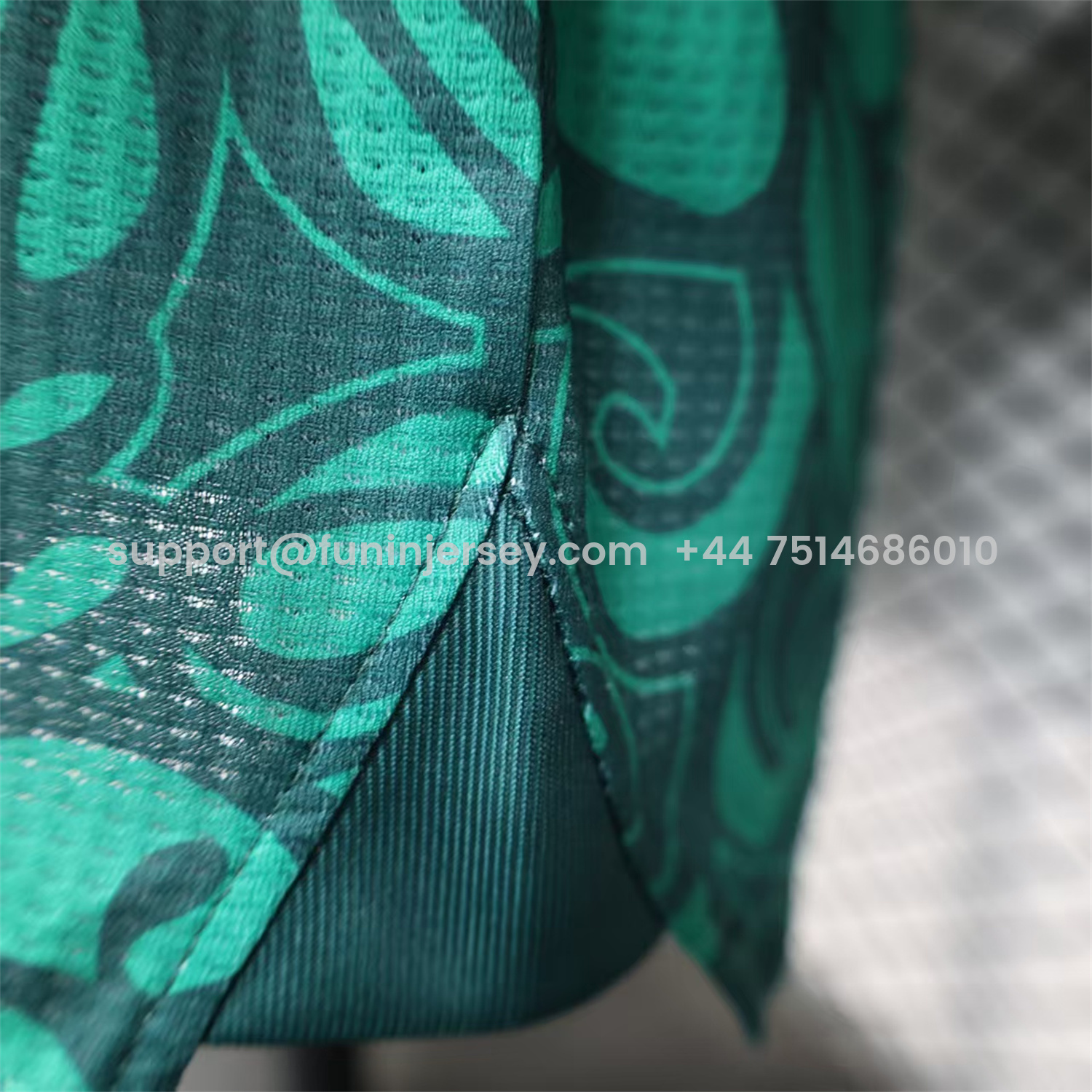 Funinjersey-Club Deportivo Palestino Palestine 25-26 Green Flowers Jersey - Player Version