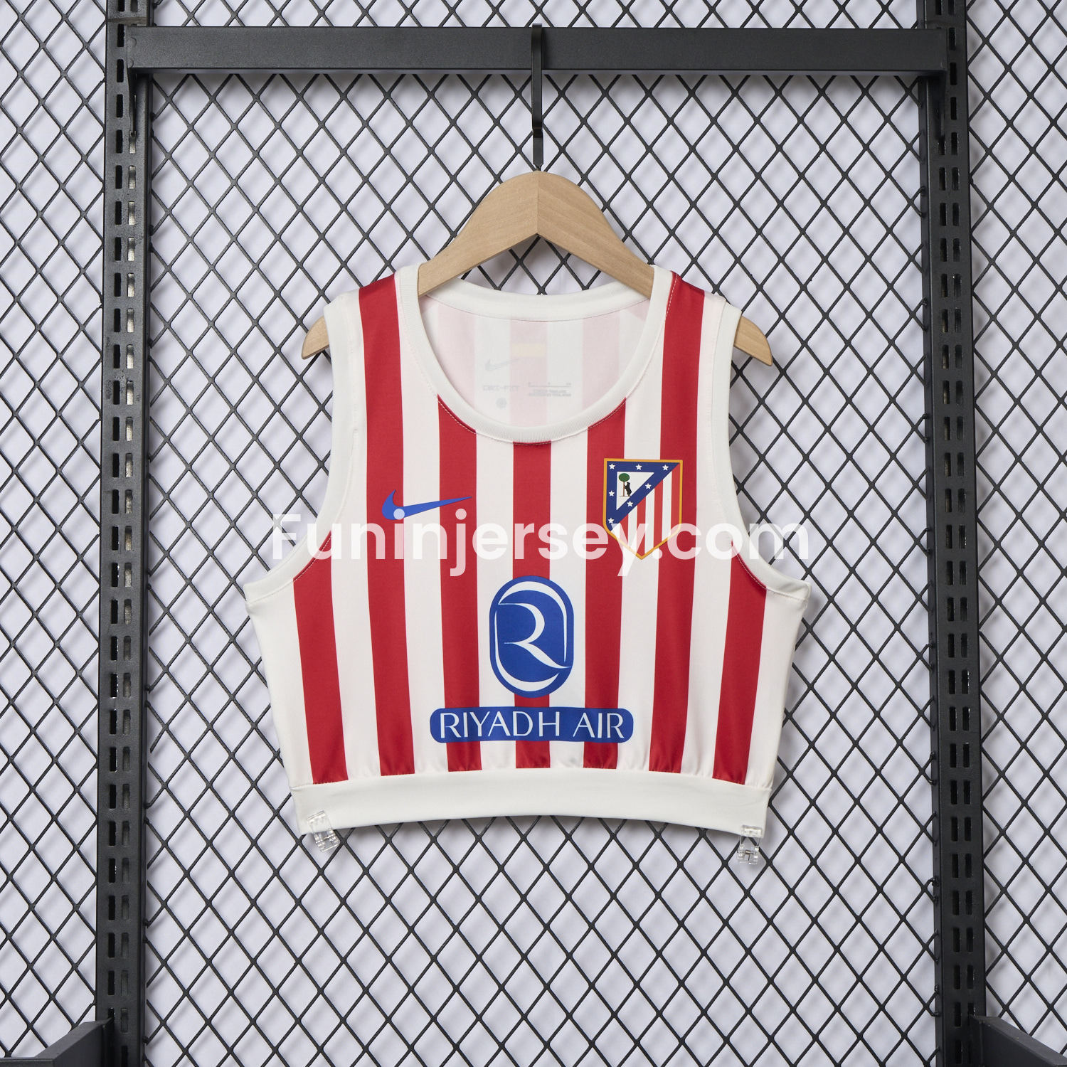 Funinjersey-Women's Atletico Madrid 25-26 Home Yoga Vest