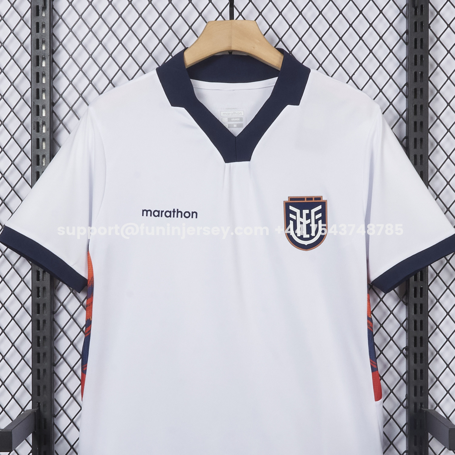 Funinjersey-Ecuador 2026 Third White Jersey - Fans Version