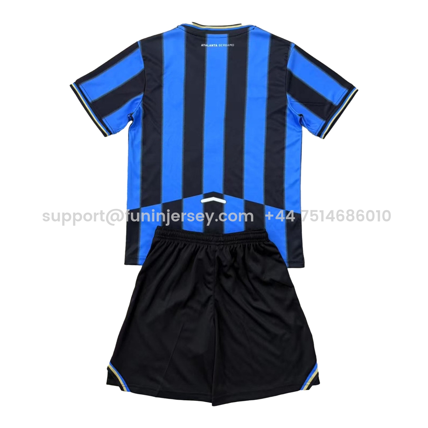 Funinjersey-Atalanta 25-26 Home Unsponsored Kids Kit