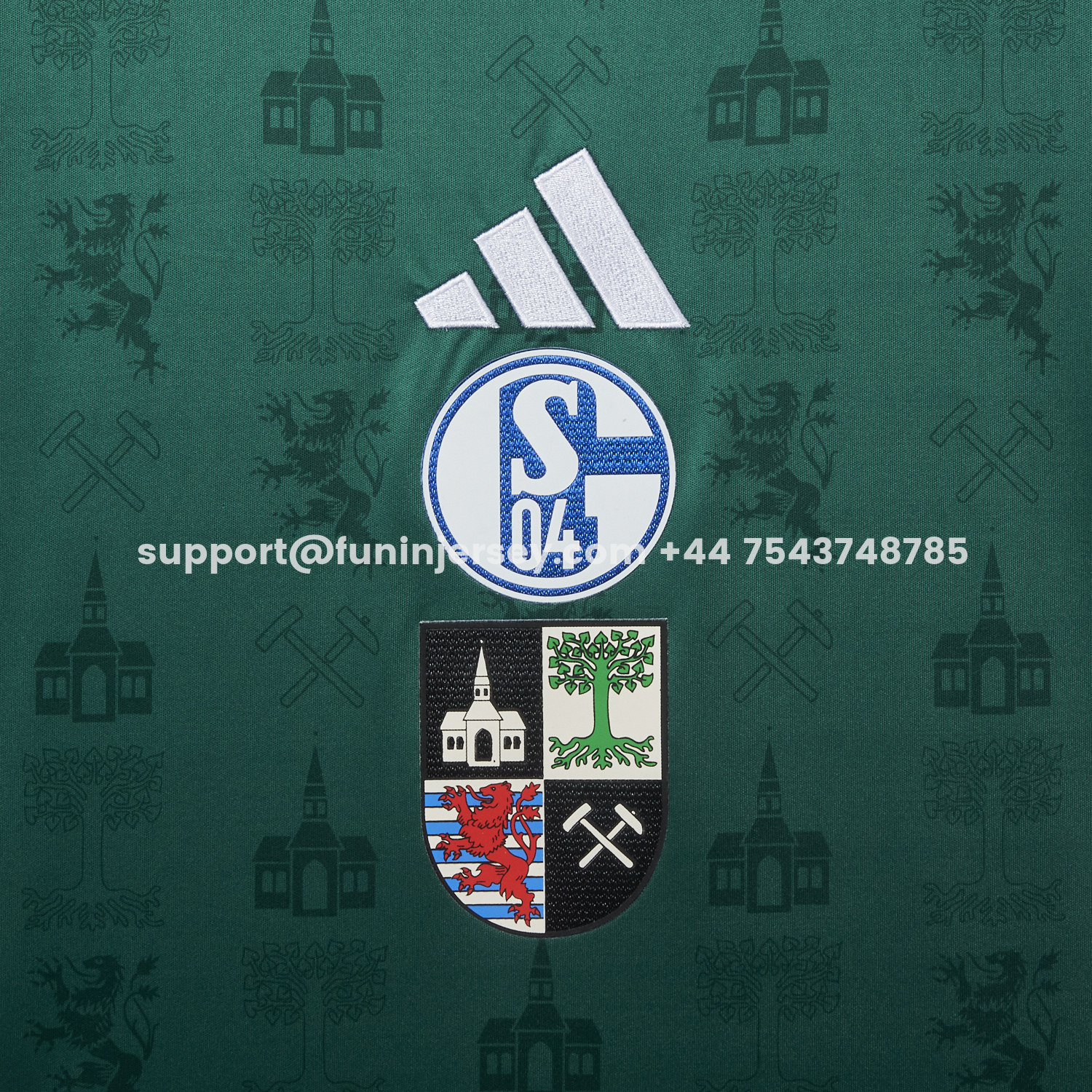 Funinjersey-Schalke 04 25-26 150 Years of Gelsenkirchen Special Long Sleeves Jersey - Fans Version
