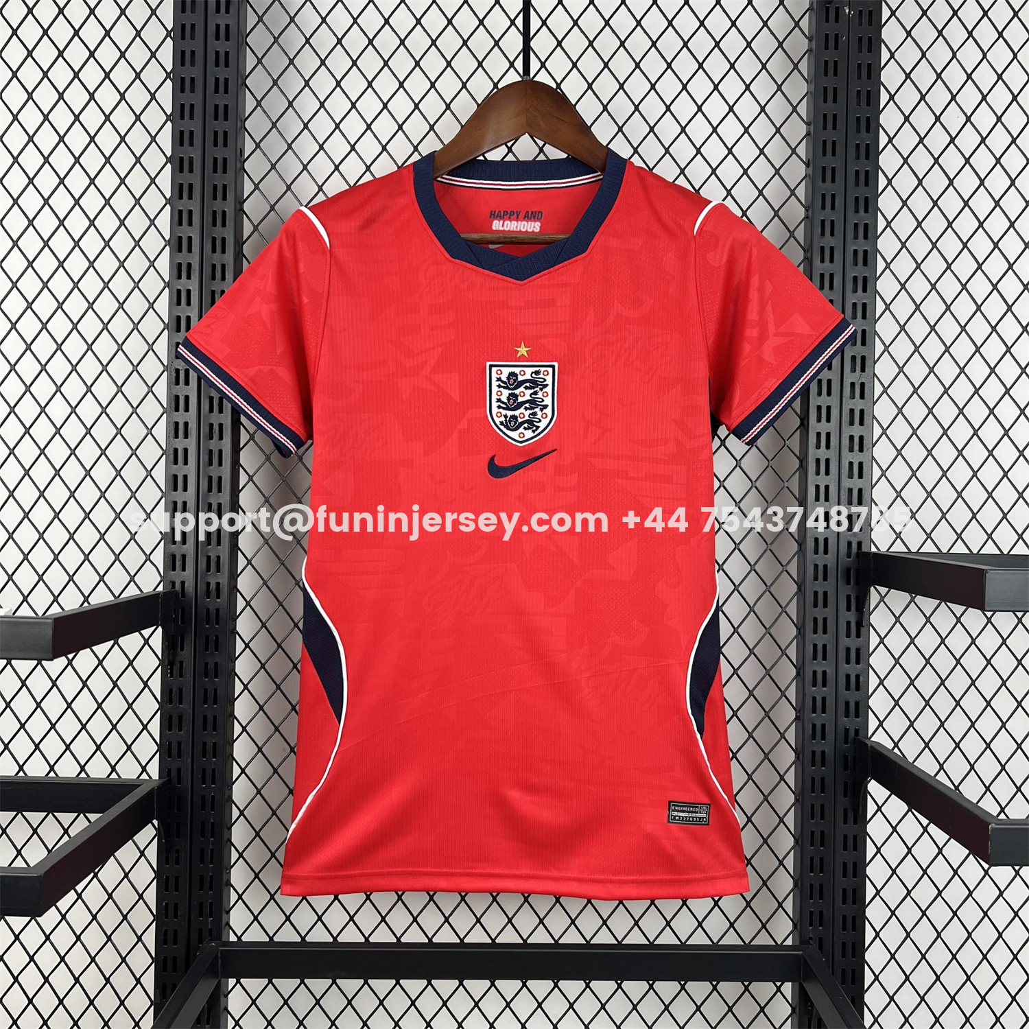 Funinjersey-Women's England 2026 Away Jersey - Fans Version