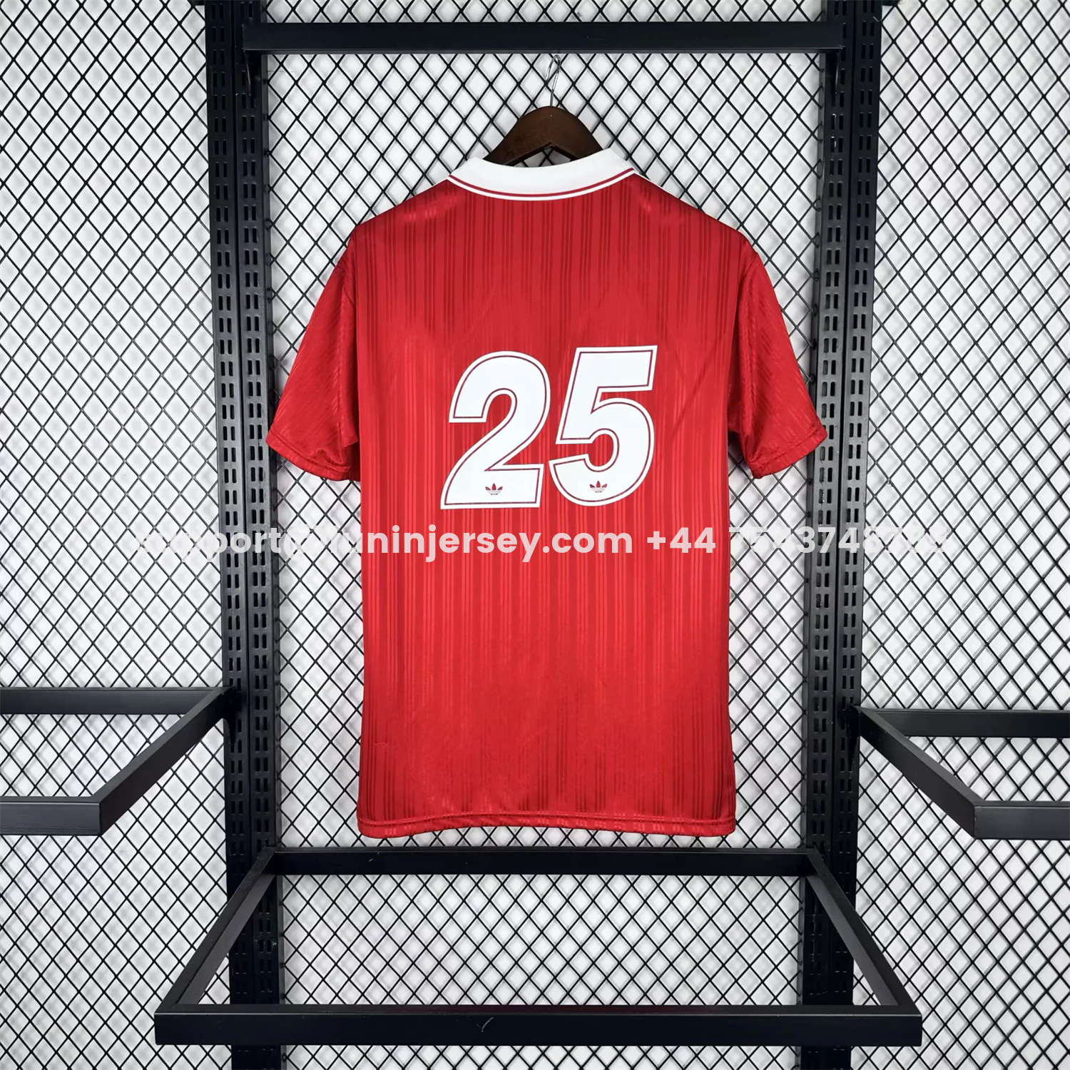 Funinjersey-Bohemian 25-26 Oasis Originals Tour White Sponsors Red Jersey With Number 25 - Fans Version