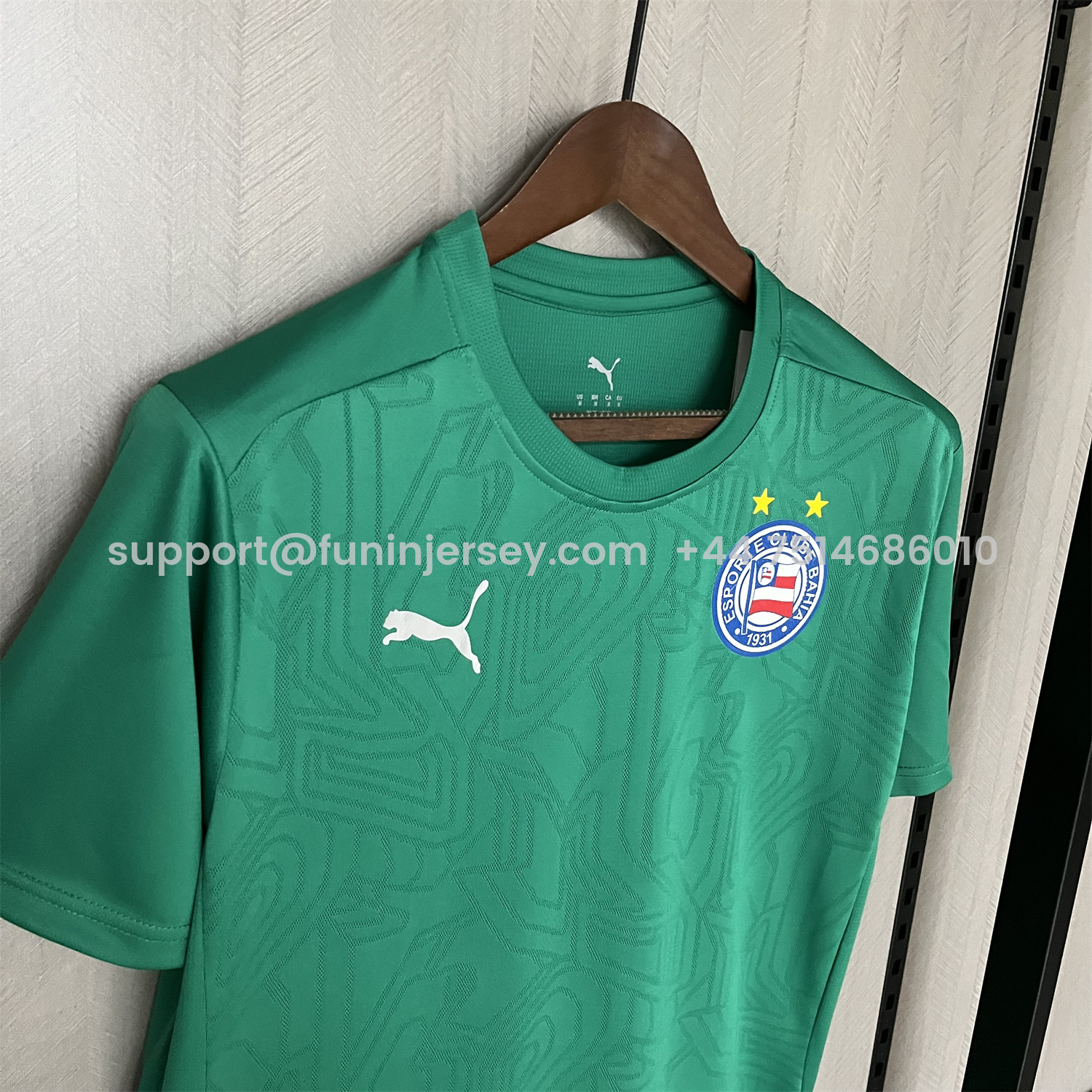 Funinjersey-Bahia 25-26 Green Training Jersey - Fans Version