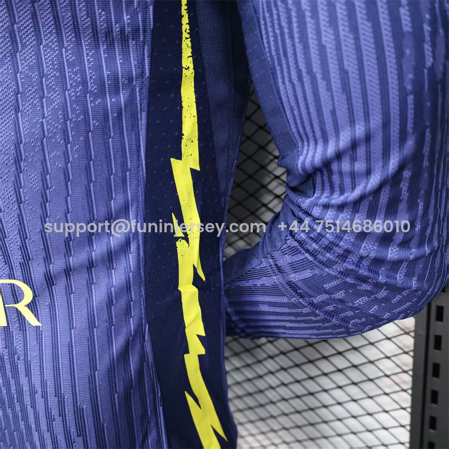 Funinjersey-Atletico Madrid 25-26 Away Long Sleeves Jersey - Player Version