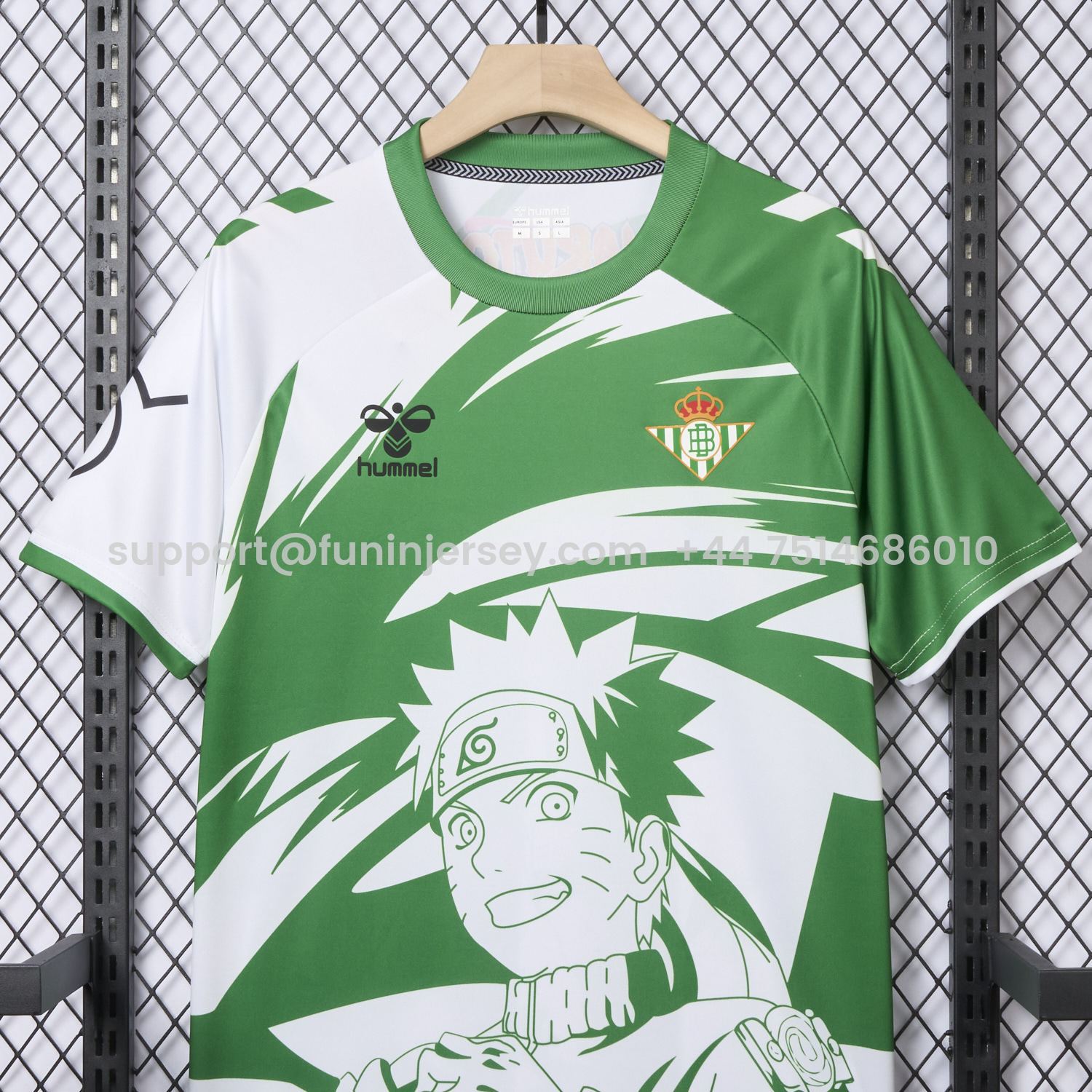 Funinjersey-Real Betis 25-26 NARUTO Special Edition Jersey - Fans Version