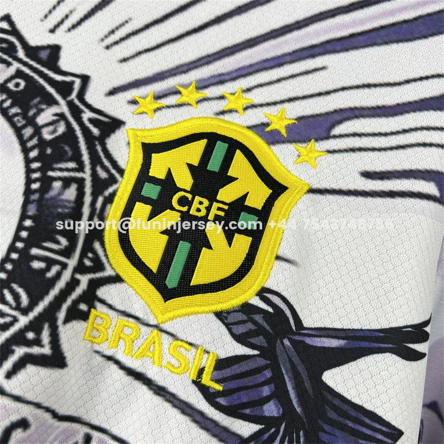 Funinjersey-Brazil 25-26 Dark Purple Jesus Statue Special Jersey - Fans Version