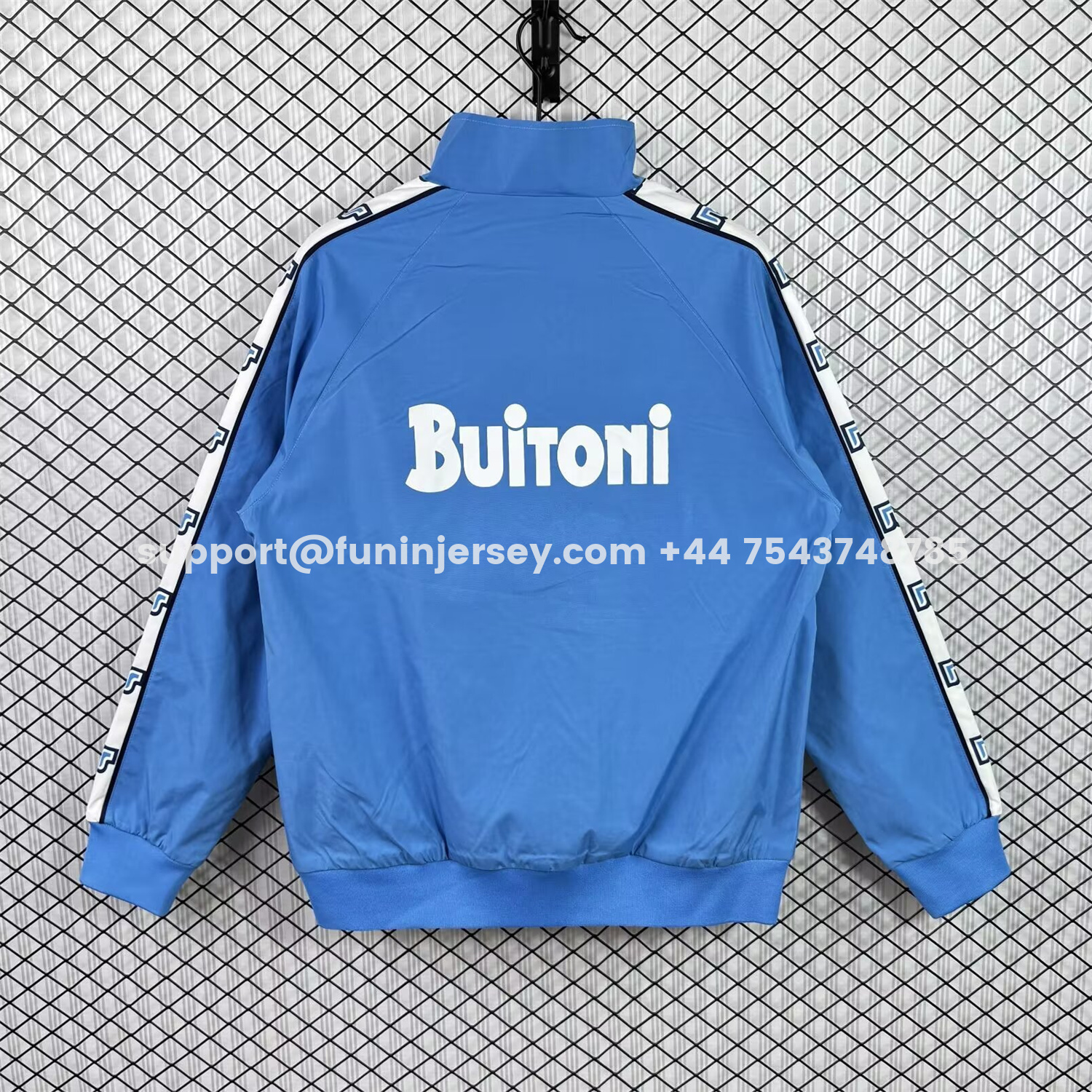 Funinjersey-Retro Napoli 1987-88 Blue Windbreaker