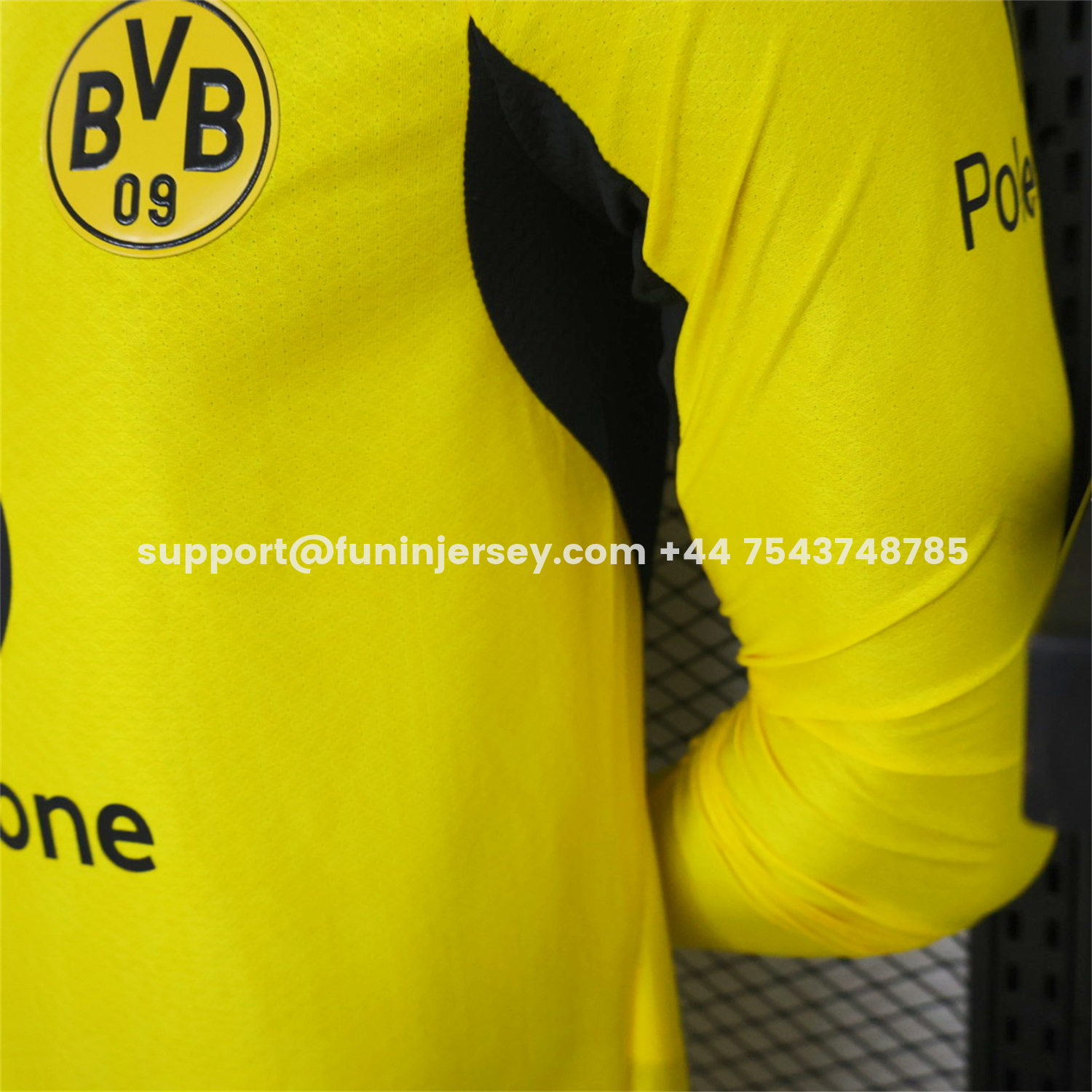 Funinjersey-Dortmund 26-27 Home Long Sleeves Jersey - Player Version