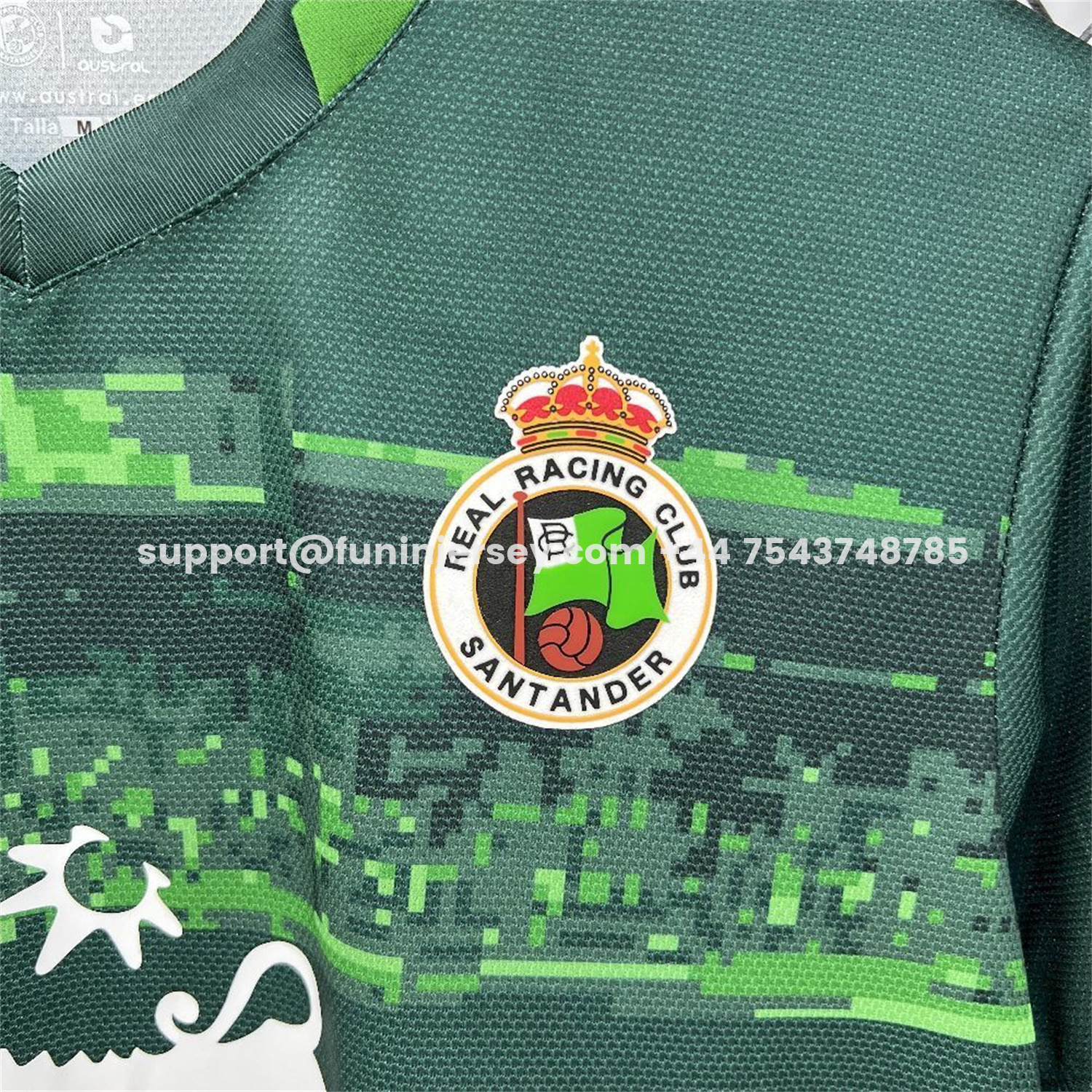 Funinjersey-Racing de Santander 25-26 Away Green Jersey - Fans Version
