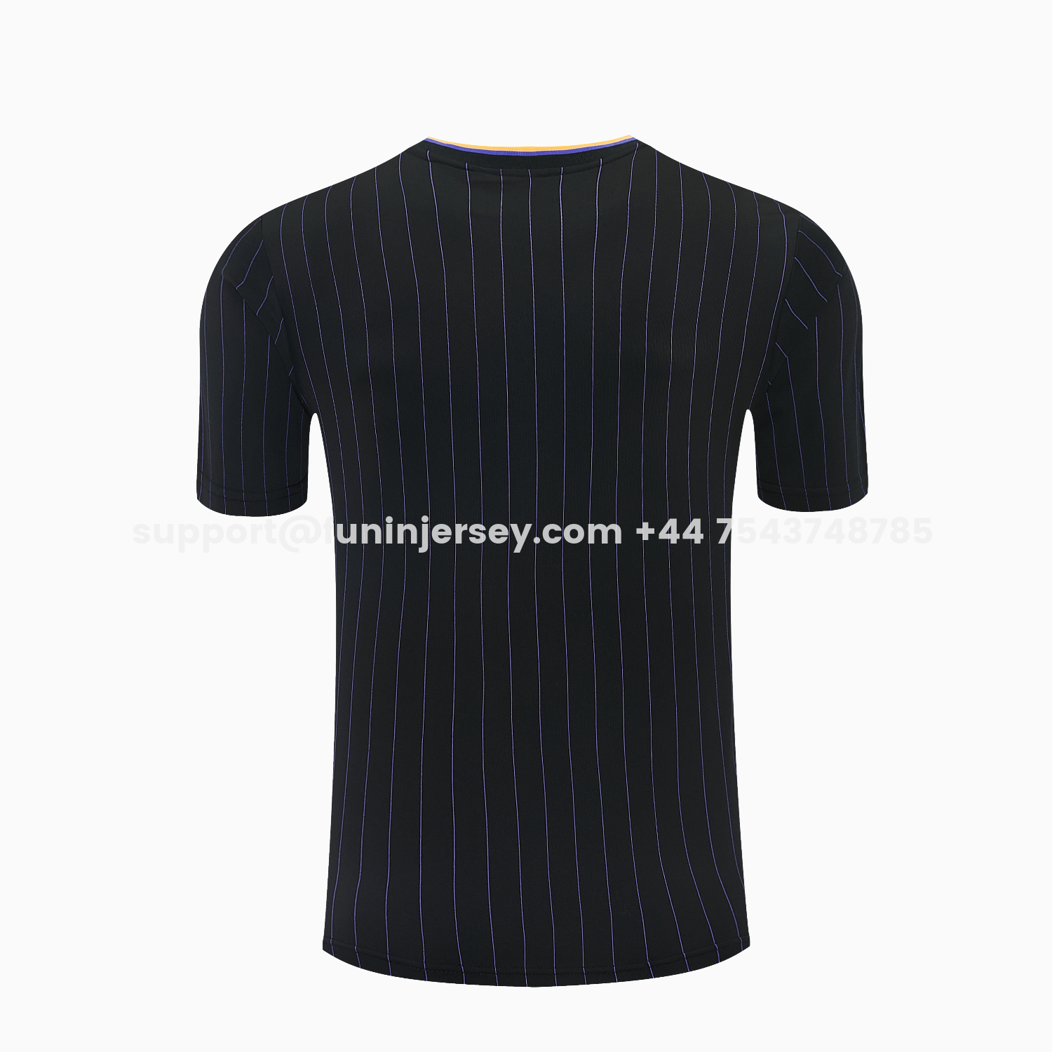 Funinjersey-Manchester United 25-26 Retro Style Short-Sleeve Training Set - Black With Yellow Accents Top & Pants