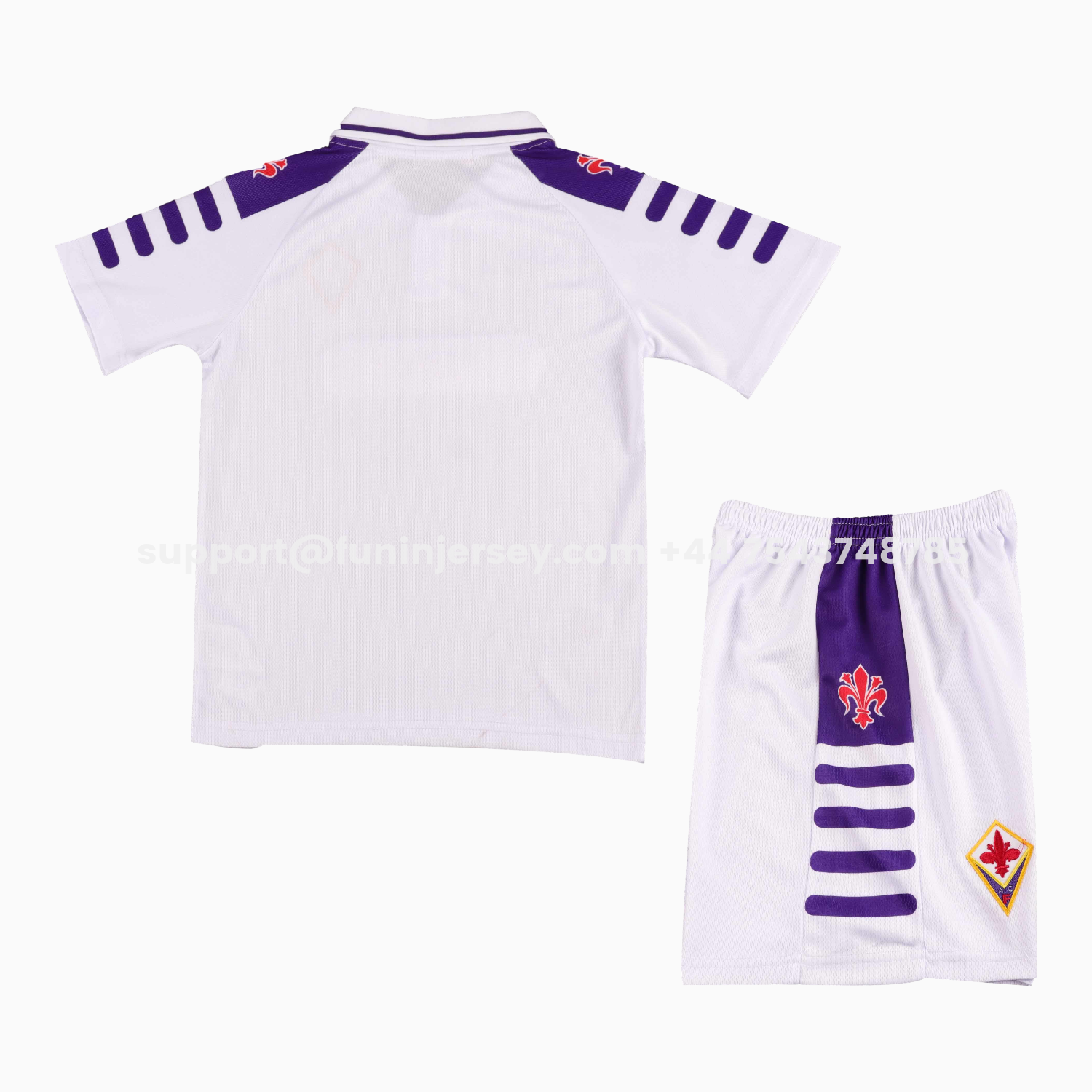 Funinjersey-Retro Fiorentina 1998-99 Away Kids Kit